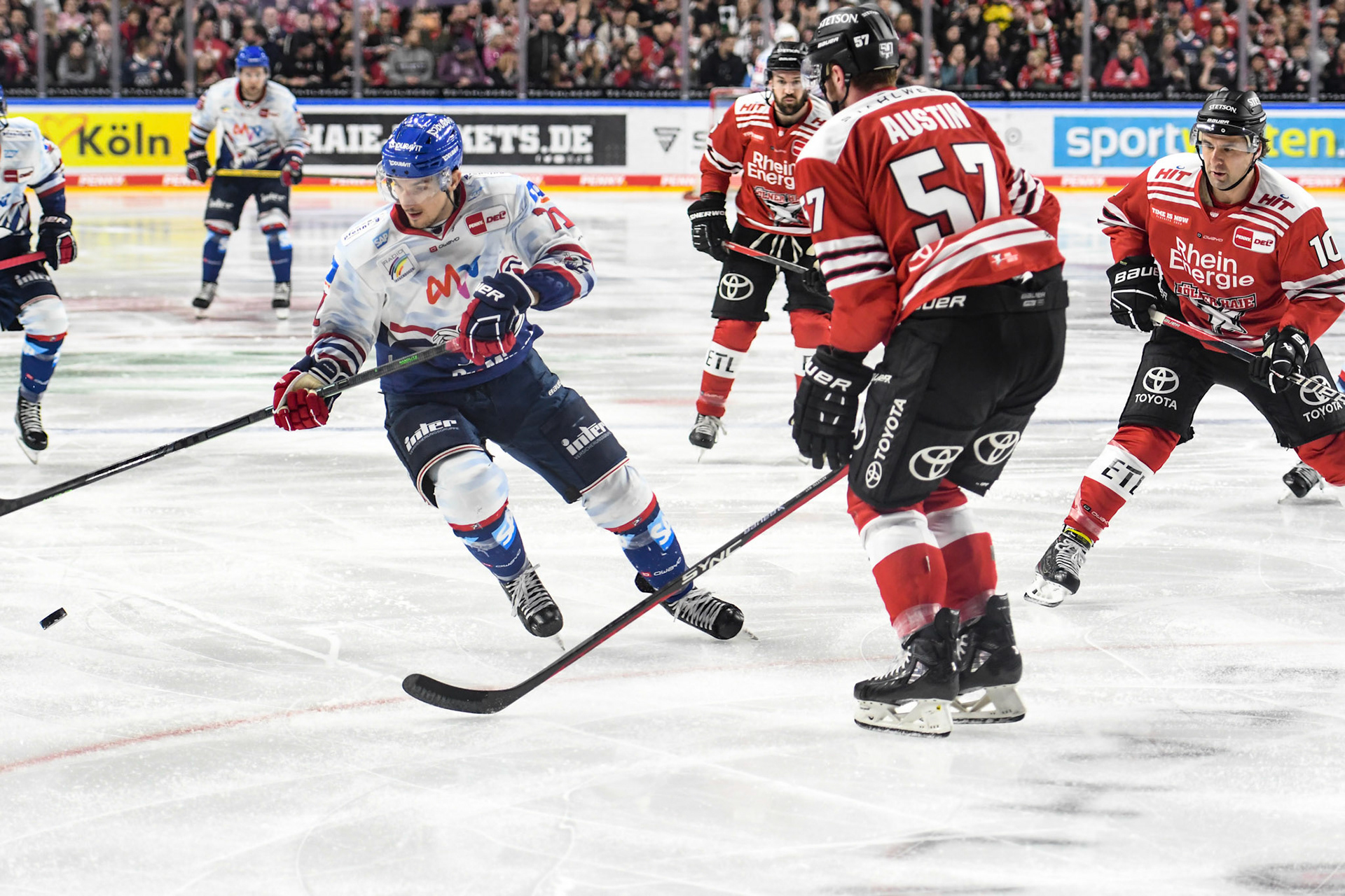 Borna Rendulic; DEL Kölner Haie - Adler Mannheim, 17.03.2023