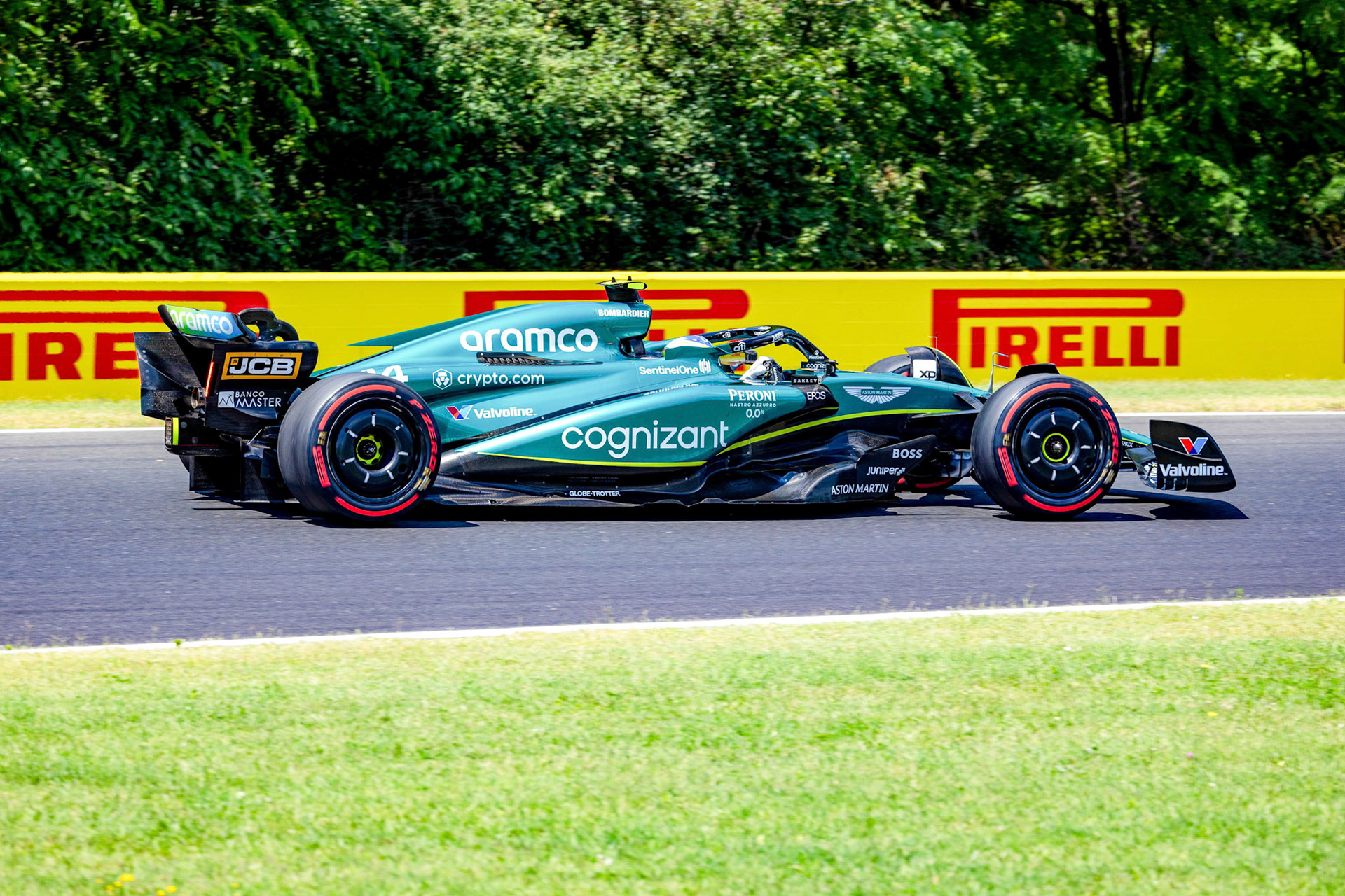 Fernando Alonso (ESP) Aston Martin Formula One Team; Formel 1 GP Budapest / Ungarn. Samstag, 22.07.2023