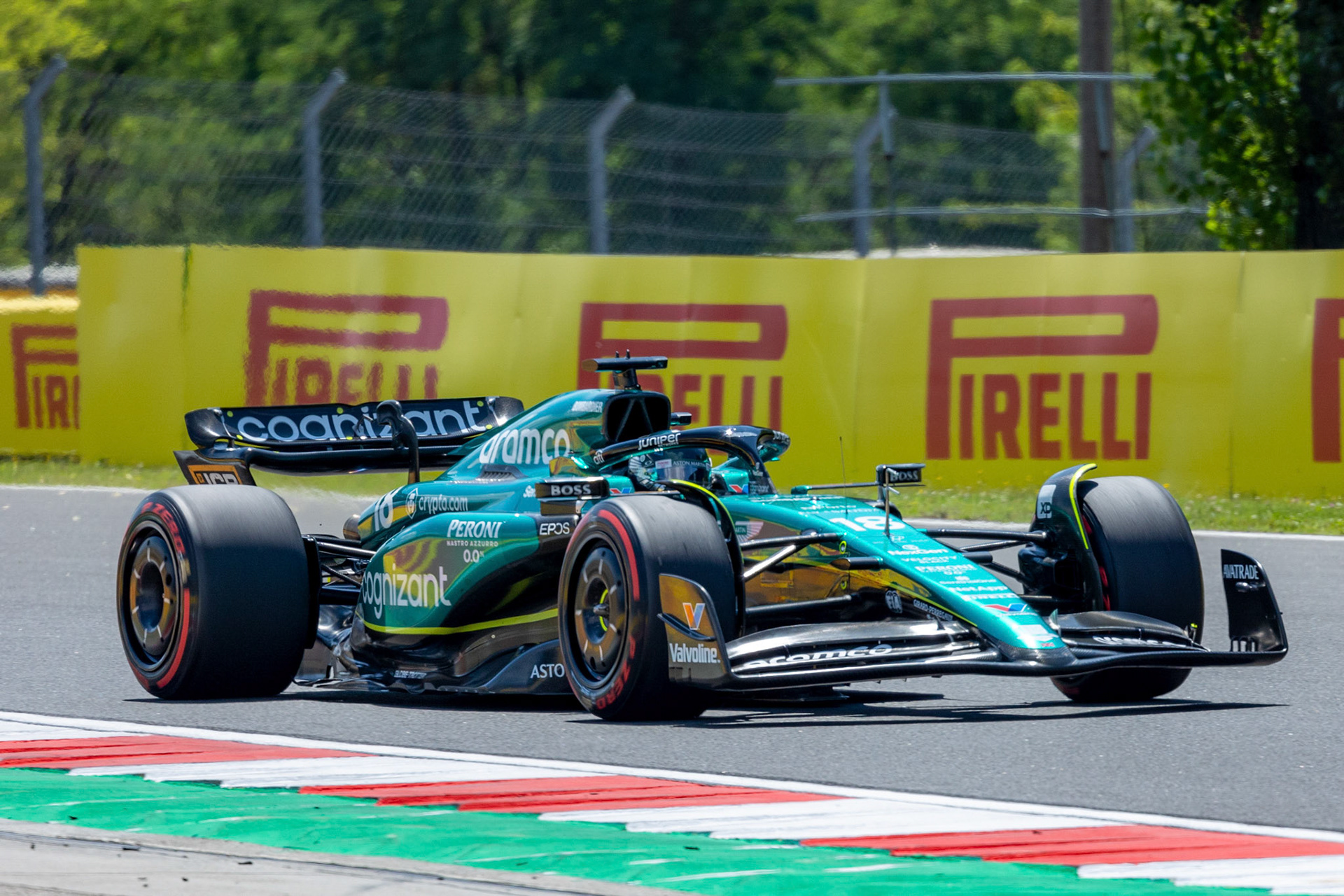 Lance Stroll (CAN) Aston Martin Formula One Team; Formel 1 GP Budapest / Ungarn. Samstag, 22.07.2023