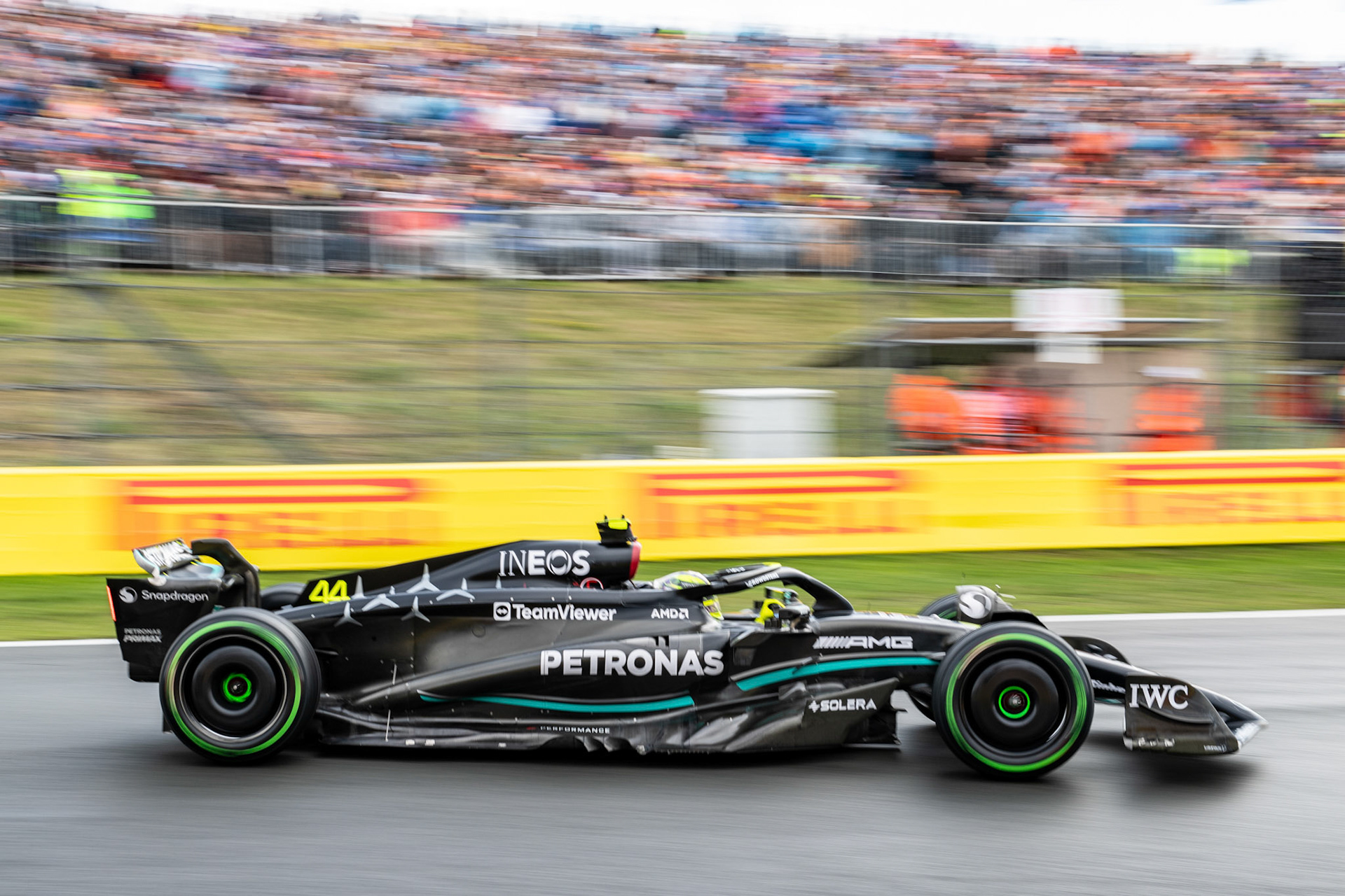 Lewis Hamilton (GBR) Mercedes AMG F1 Team; Formel 1 GP Holland / Zandvoort. Sonntag, 27.08.2023