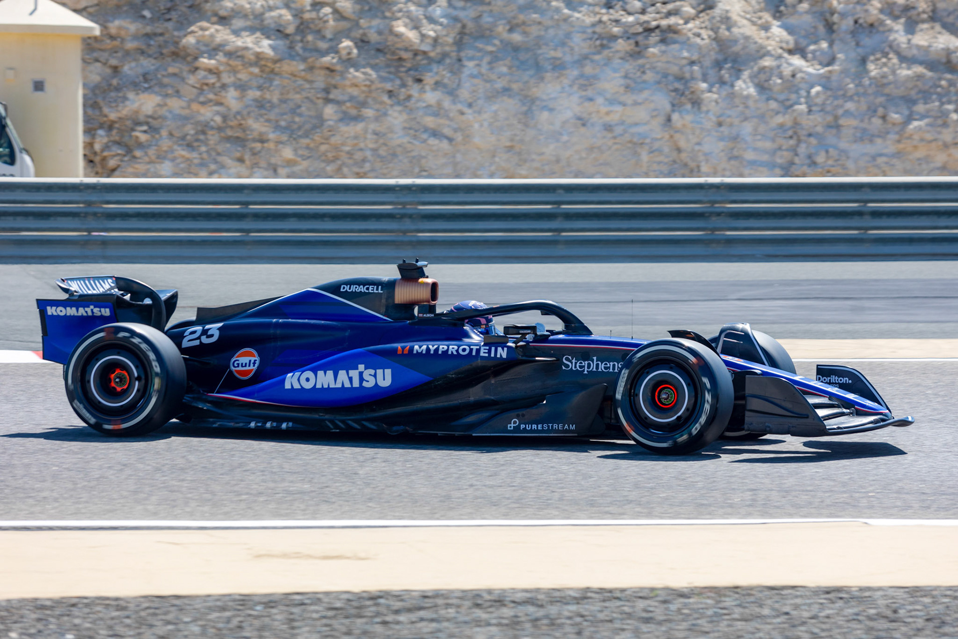 Alexander Albon #23, Williams Racing; Formel 1 Pre-Season Tests Bahrain. Mittwoch, 21.02.2024