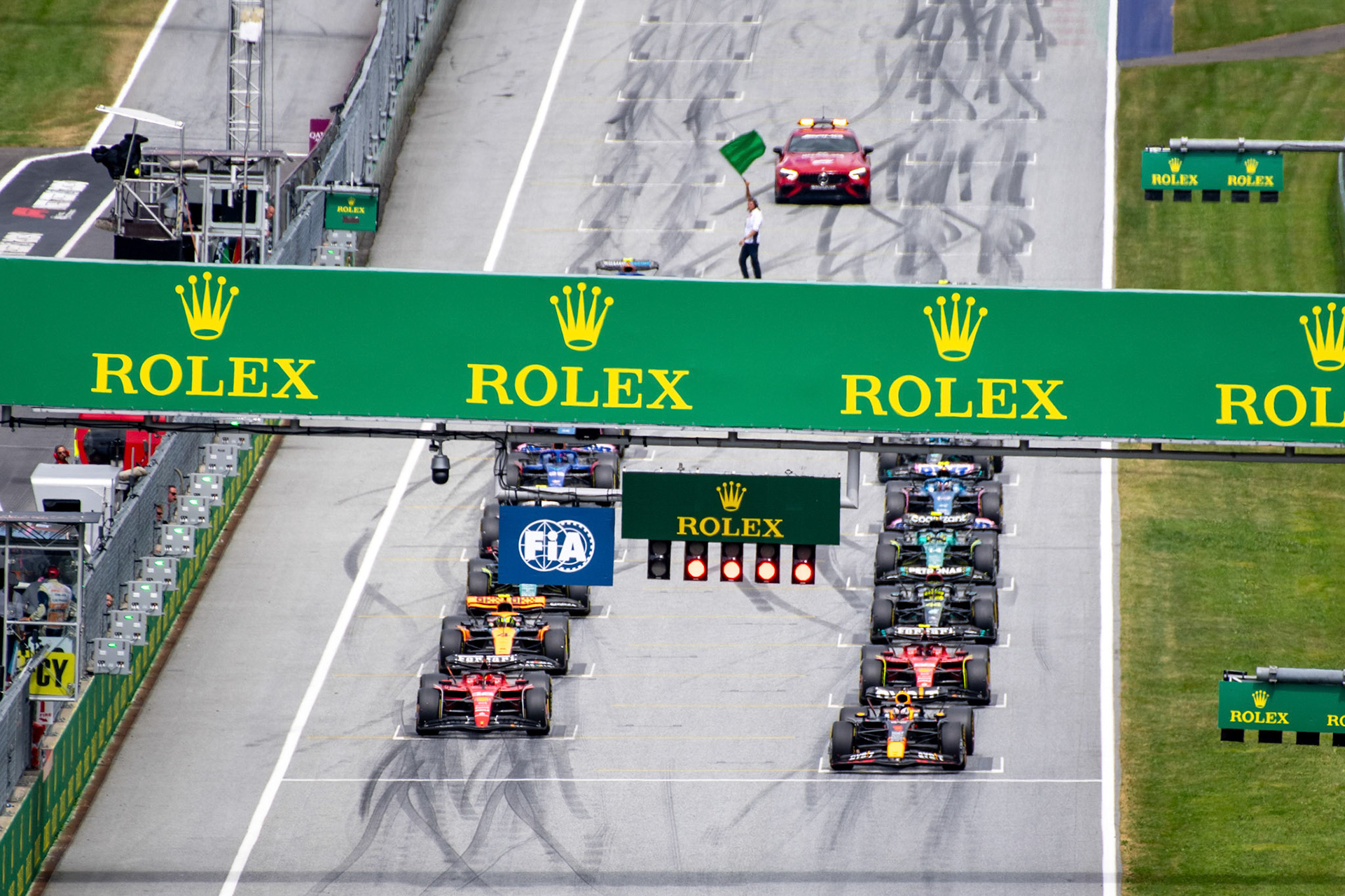 Rennstart; Formel 1 GP Austria / Österreich. Sonntag, 02.07.2023