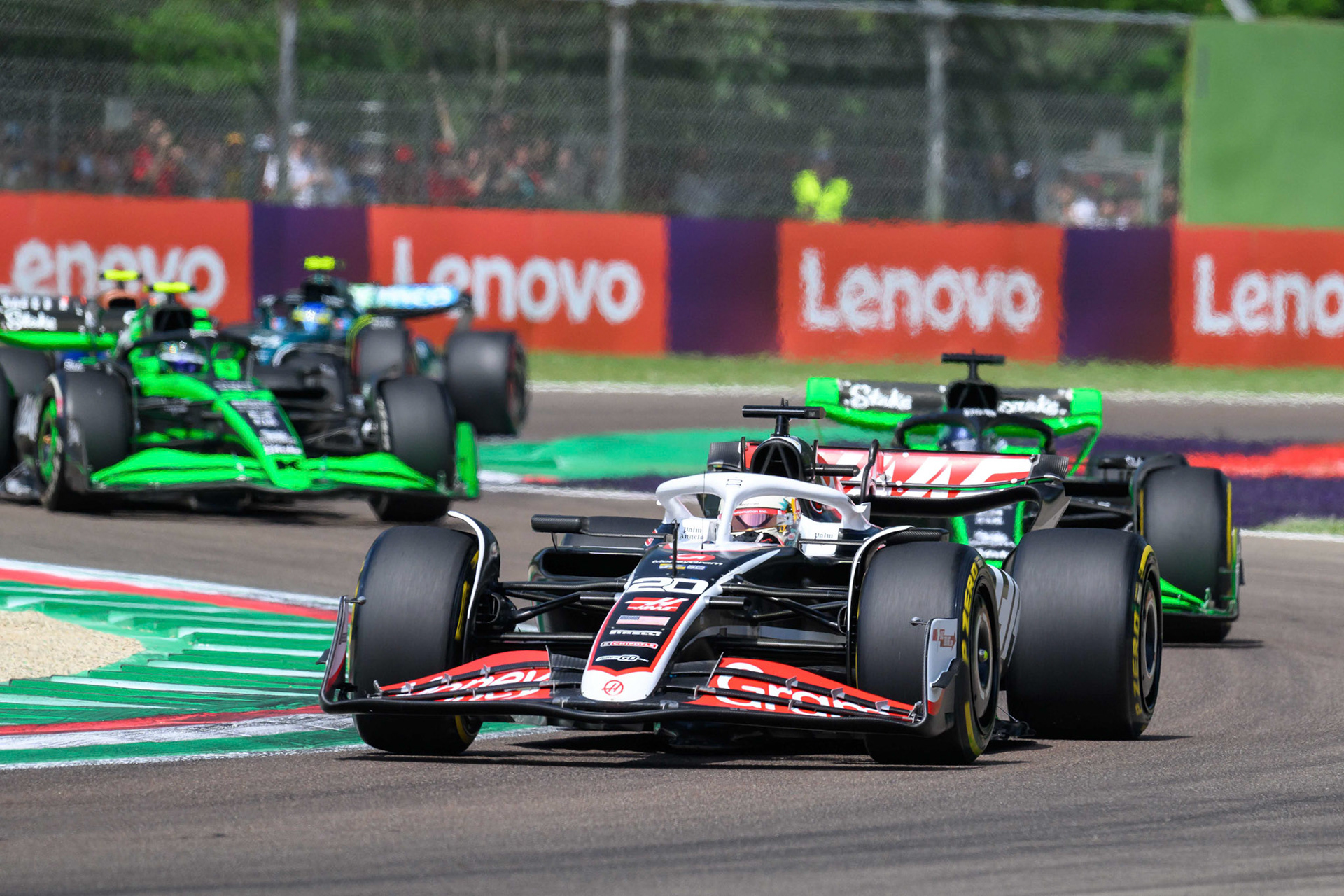 Kevin Magnussen #20, MoneyGram Haas F1 Team; F1 GP Imola / Italien Sonntag, 19.05.2024
