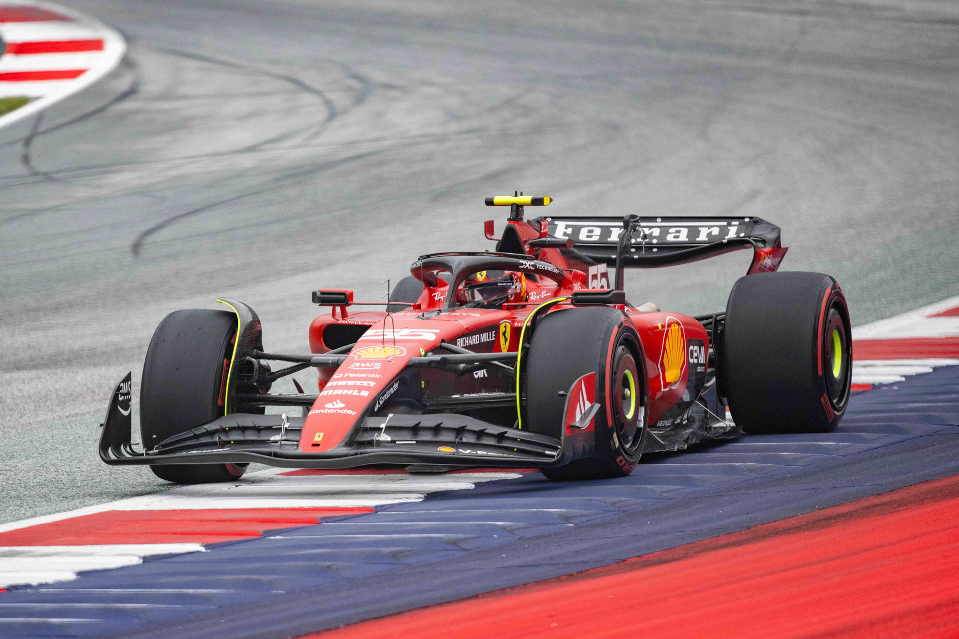 Carlos Sainz (ESP) Scuderia Ferrari; Formel 1 GP Austria / Österreich. Samstag, 01.07.2023