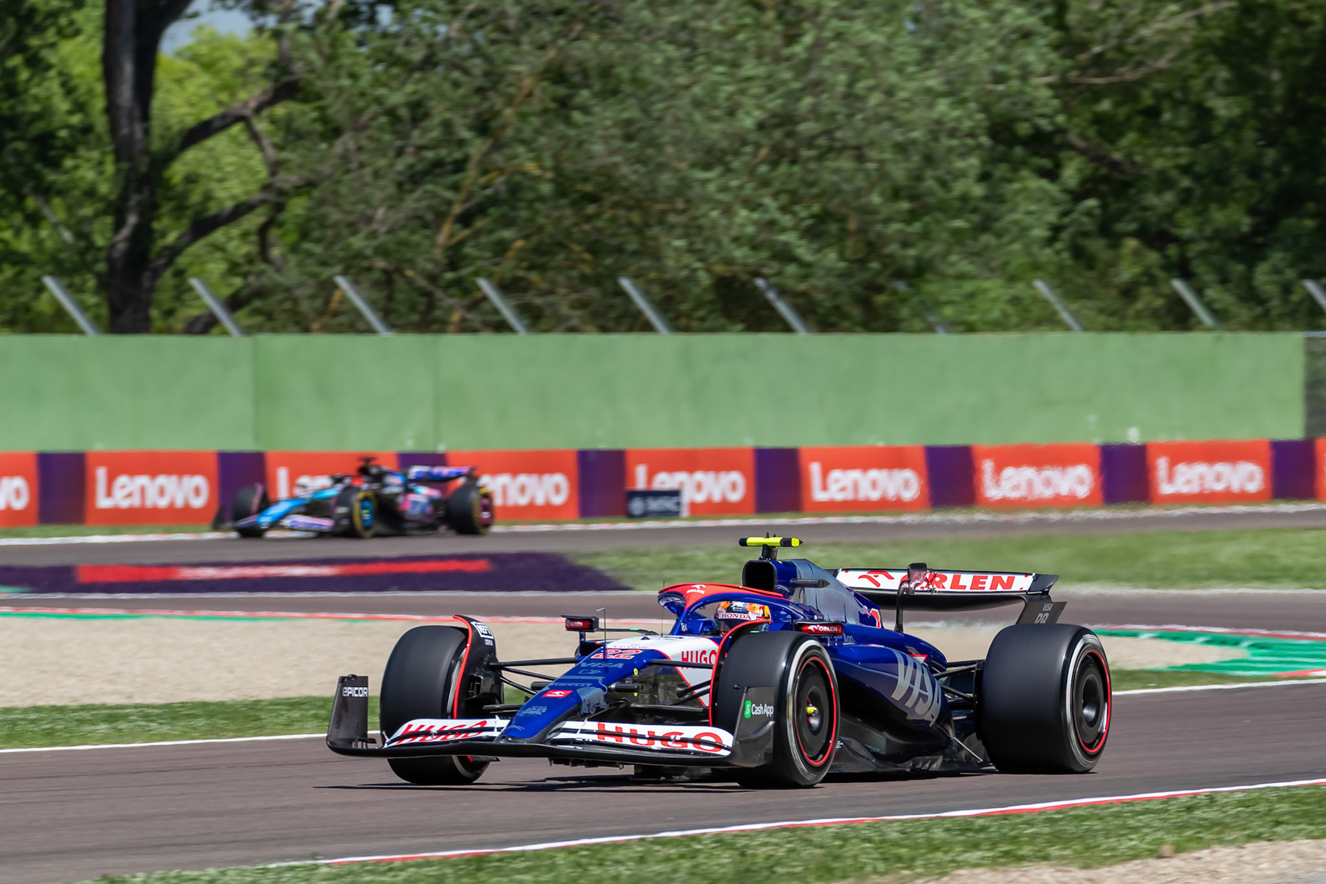 Yuki Tsunoda #22, Visa Cash App RB Formula One Team; F1 GP Imola / Italien Freitag, 17.05.2024
