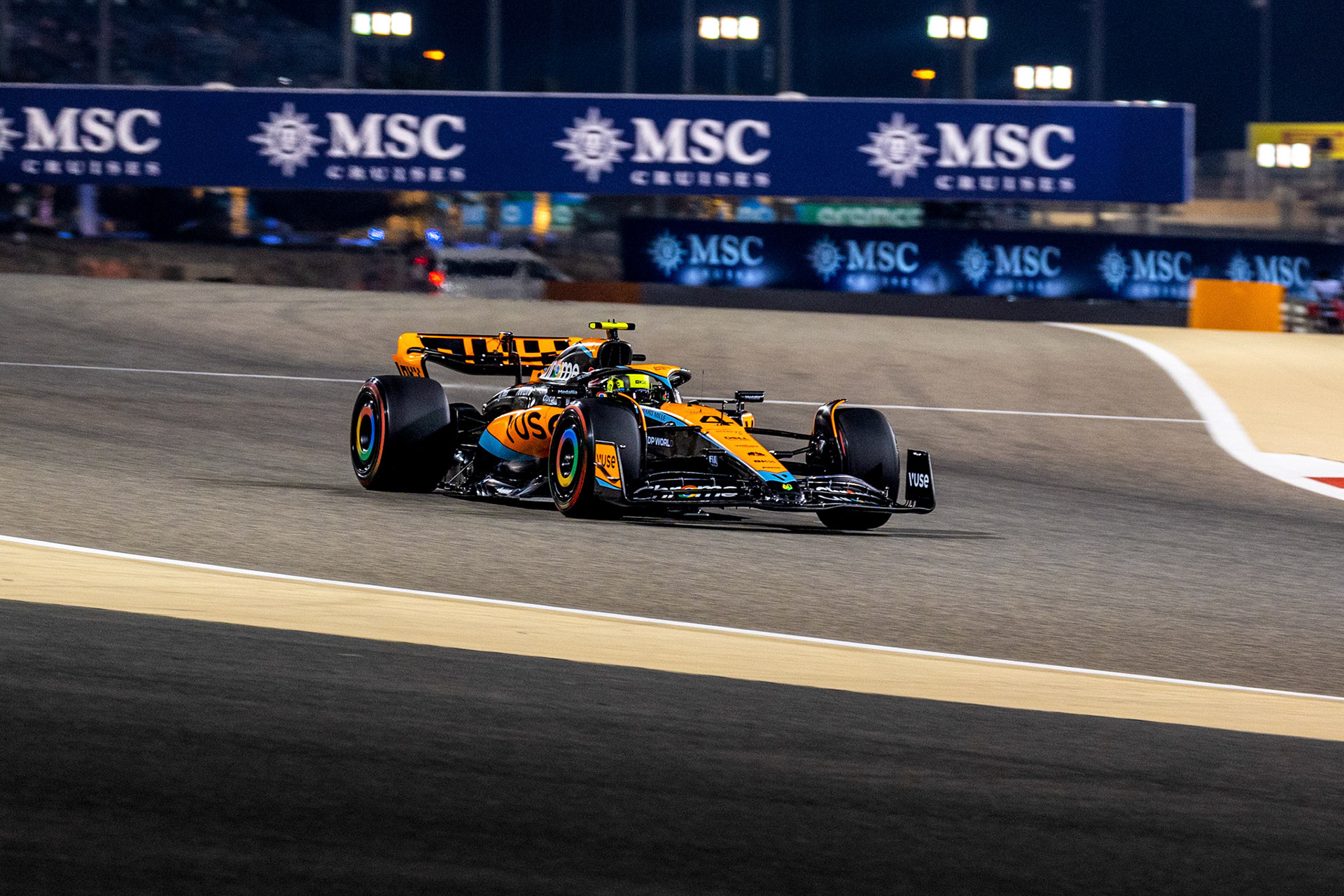 Lando Norris (GBR) McLaren F1 Team; Formel 1 GP Bahrain. Samstag 04.03.2023