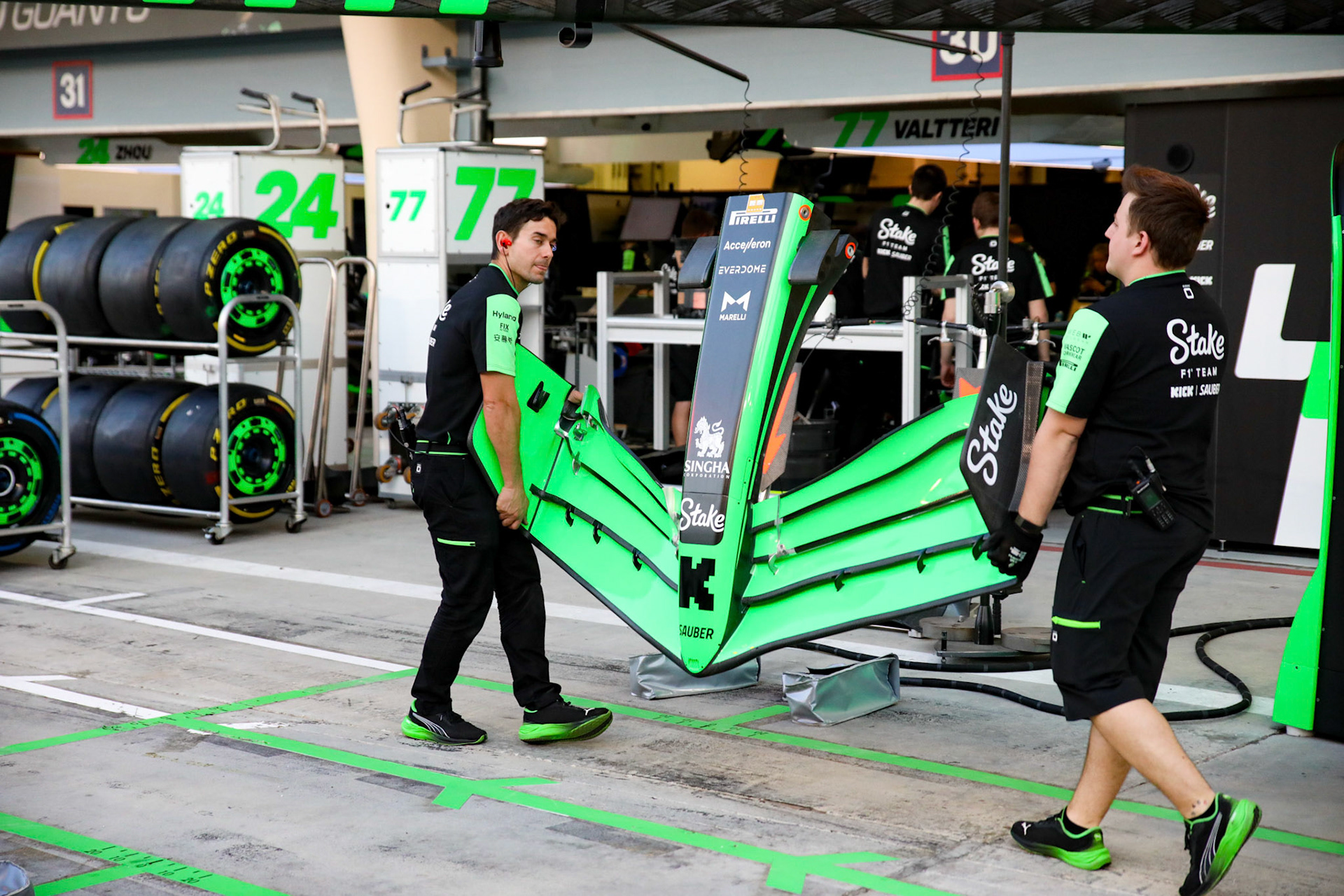 Stake F1 Team Kick Sauber; Formel 1 GP Bahrain. Mittwoch 28.02.2024