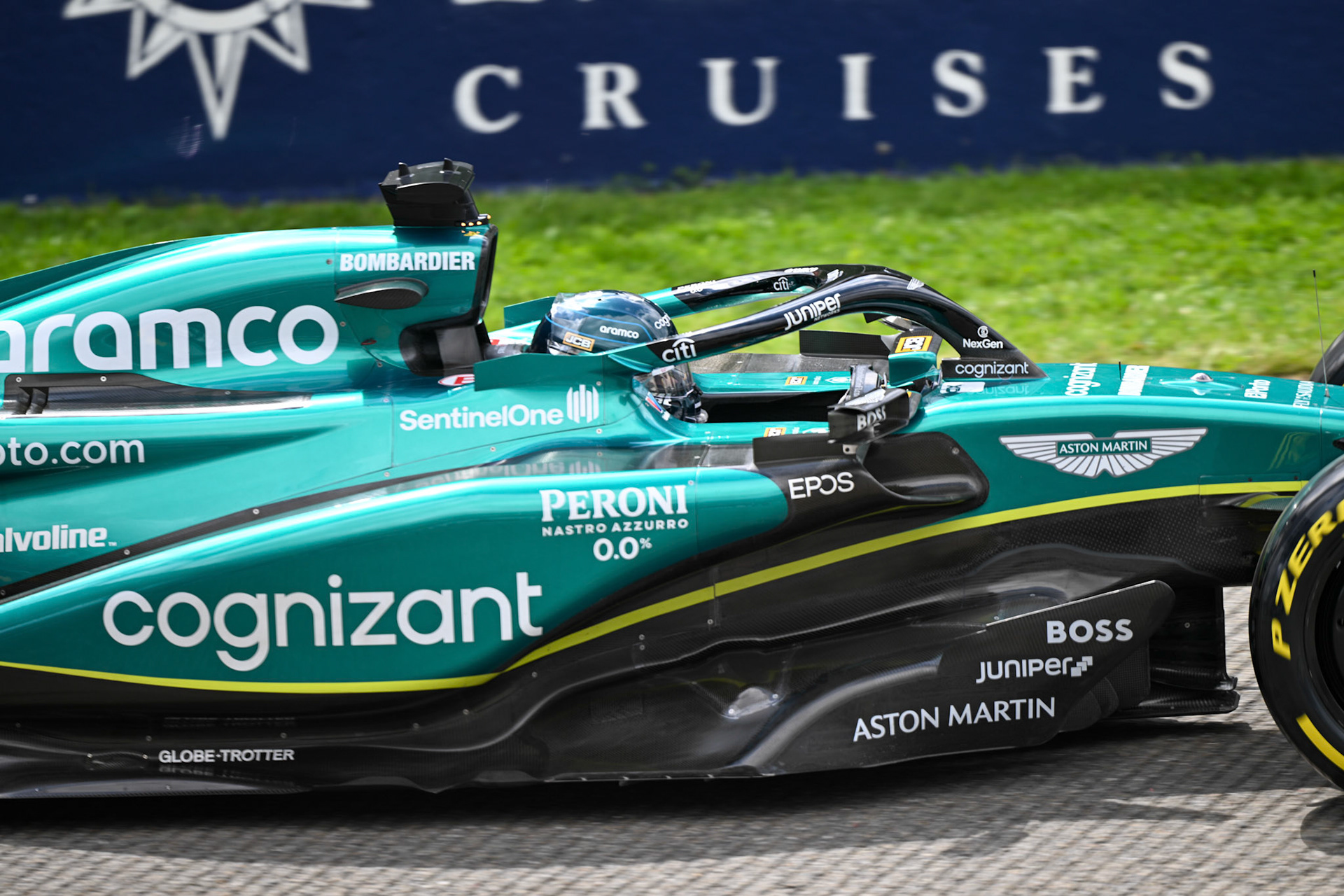 Lance Stroll (CAN) Aston Martin Formula One Team; Formel 1 GP Spa Francorchamps/ Belgien. Sonntag, 30.07.2023
