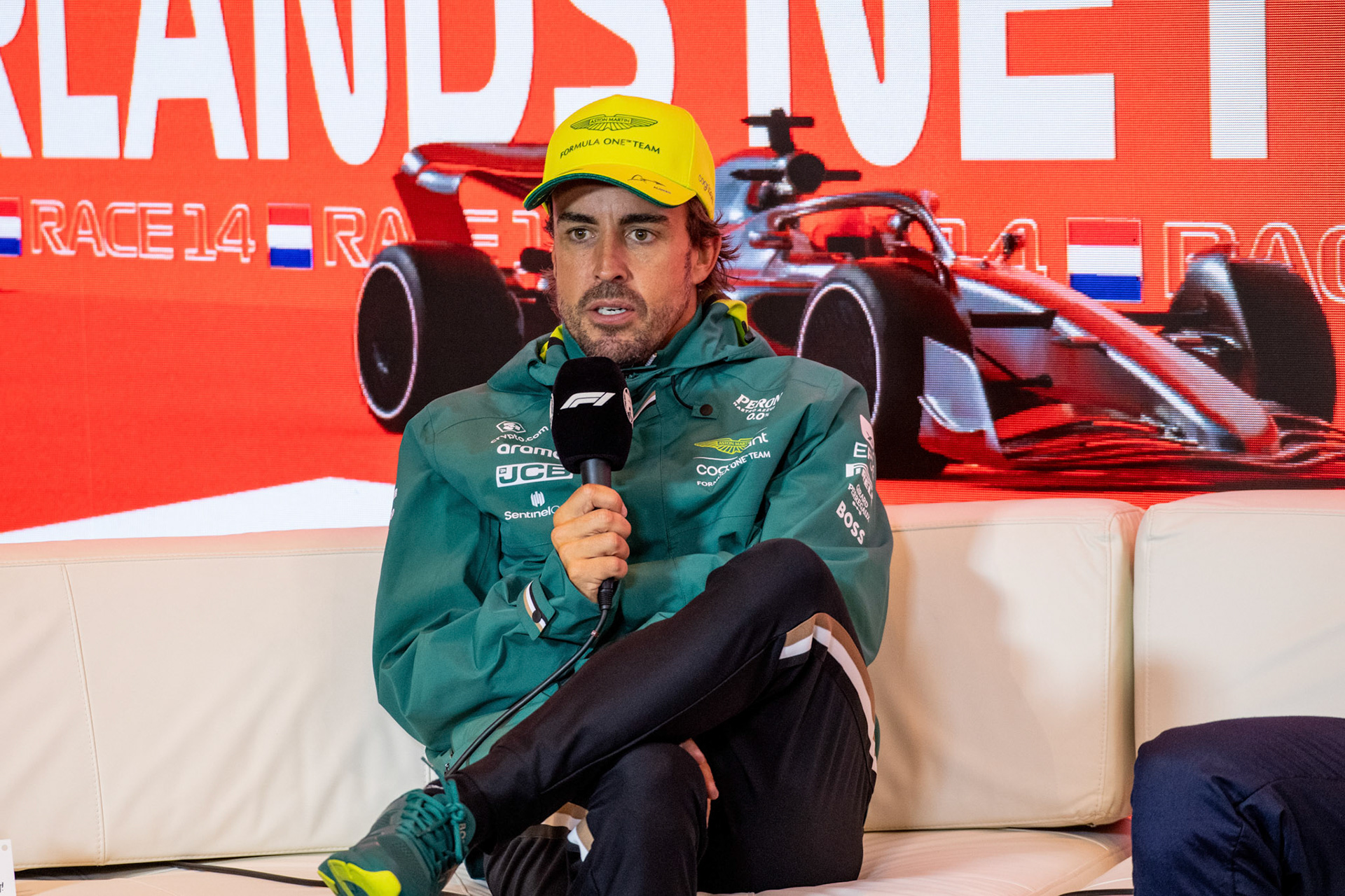 Fernando Alonso (ESP) Aston Martin Formula One Team Pressekonferenz; Formel 1 GP Holland / Zandvoort. Sonntag, 27.08.2023