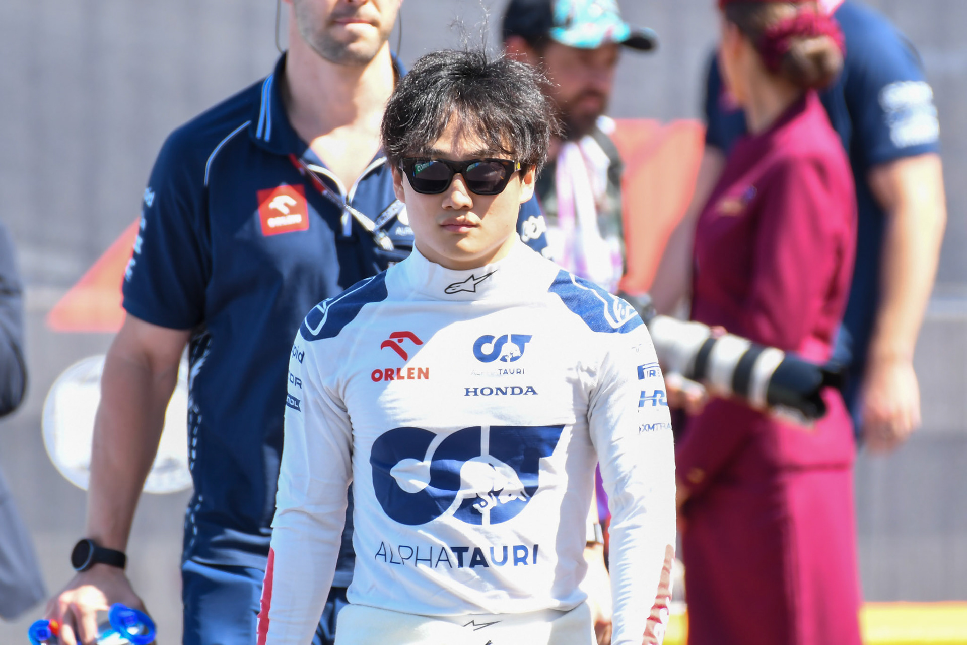 Yuki Tsunoda (JPN) Scuderia Alpha Tauri; Formel 1 GP Monaco. Samstag 27.05.2023