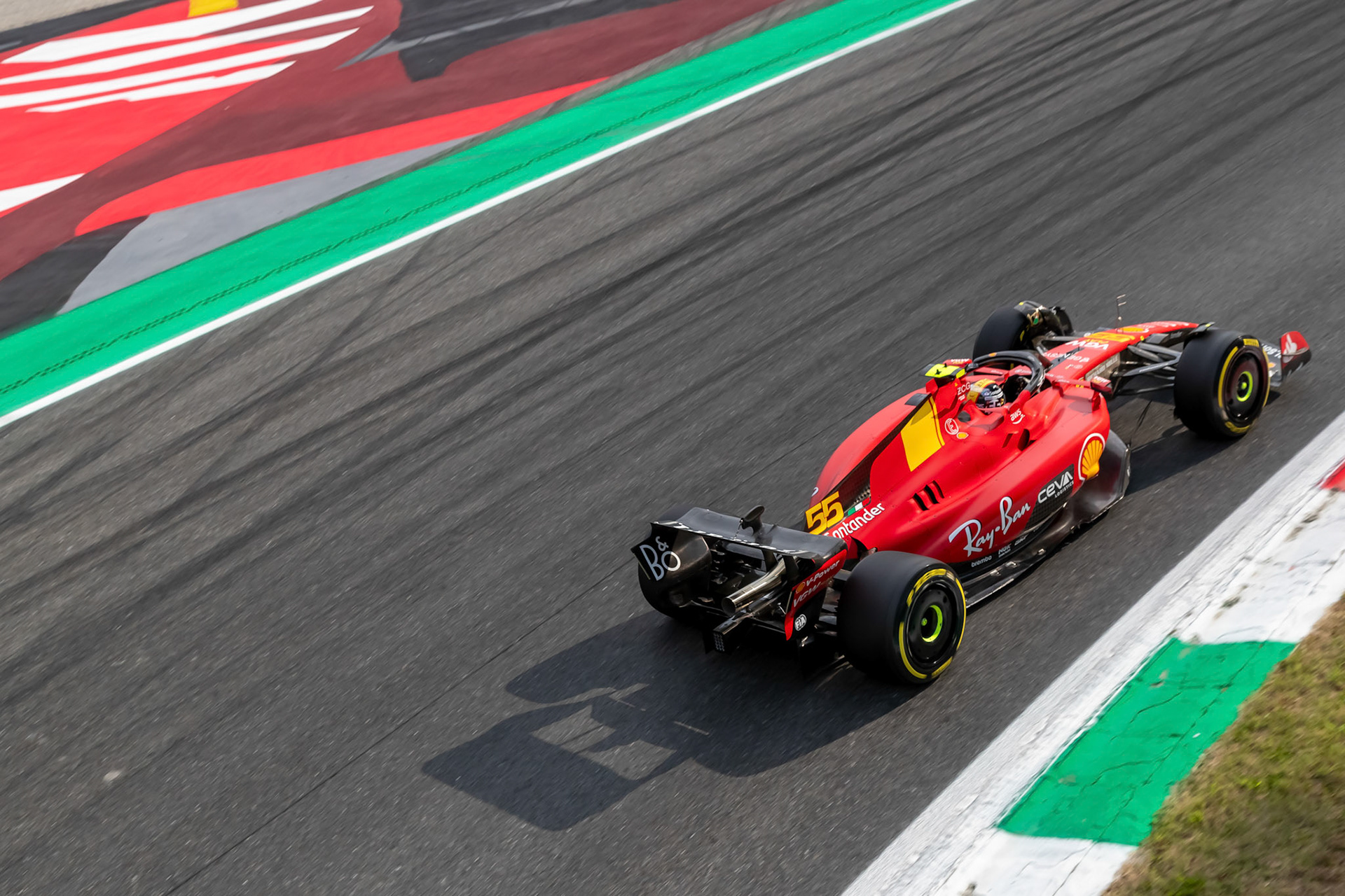 Carlos Sainz (ESP) Scuderia Ferrari; Formel 1 GP Italien / Monza. Freitag, 01.09.2023