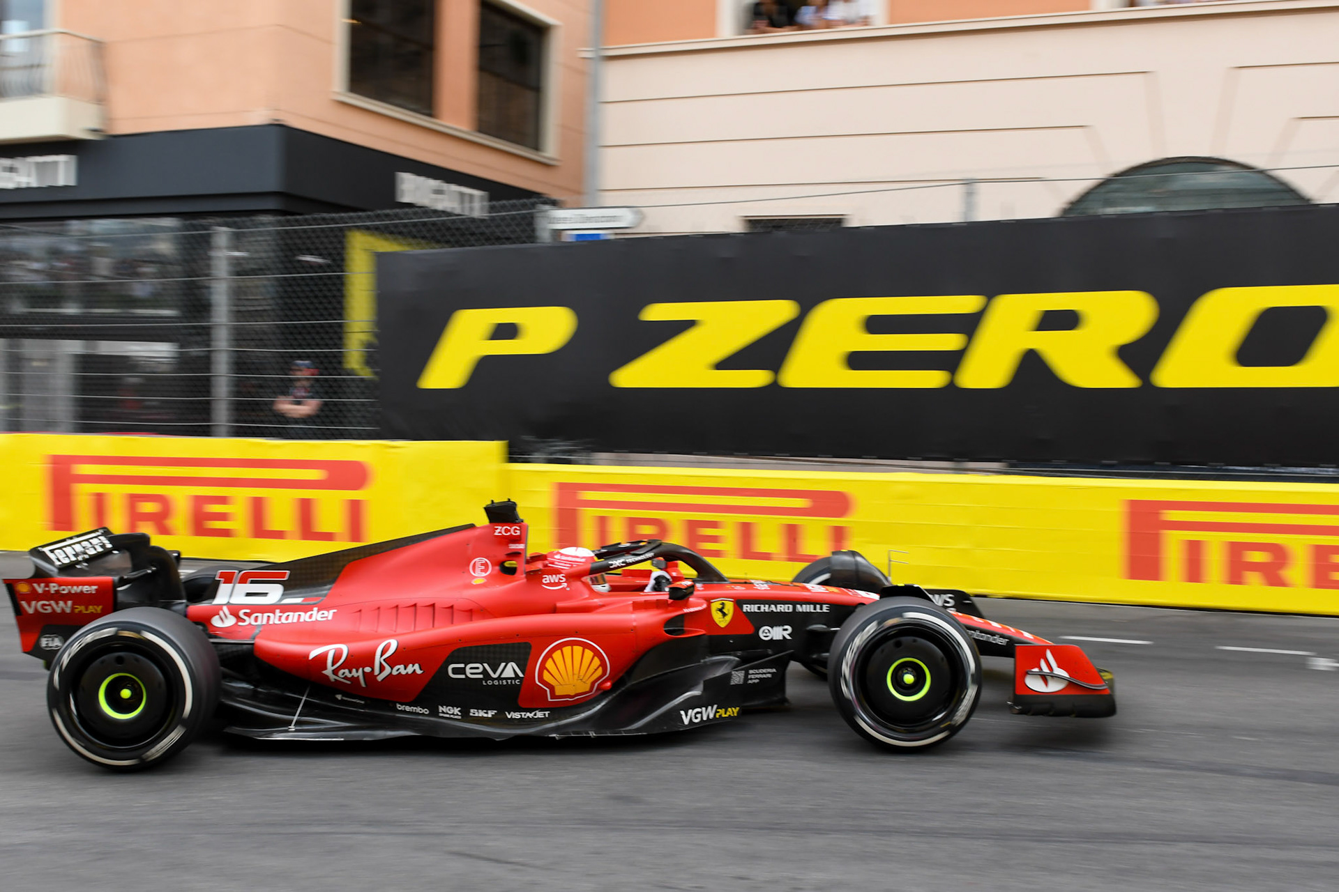 Charles Leclerc (MCO) Scuderia Ferrari; Formel 1 GP Monaco. Sonntag 28.05.2023