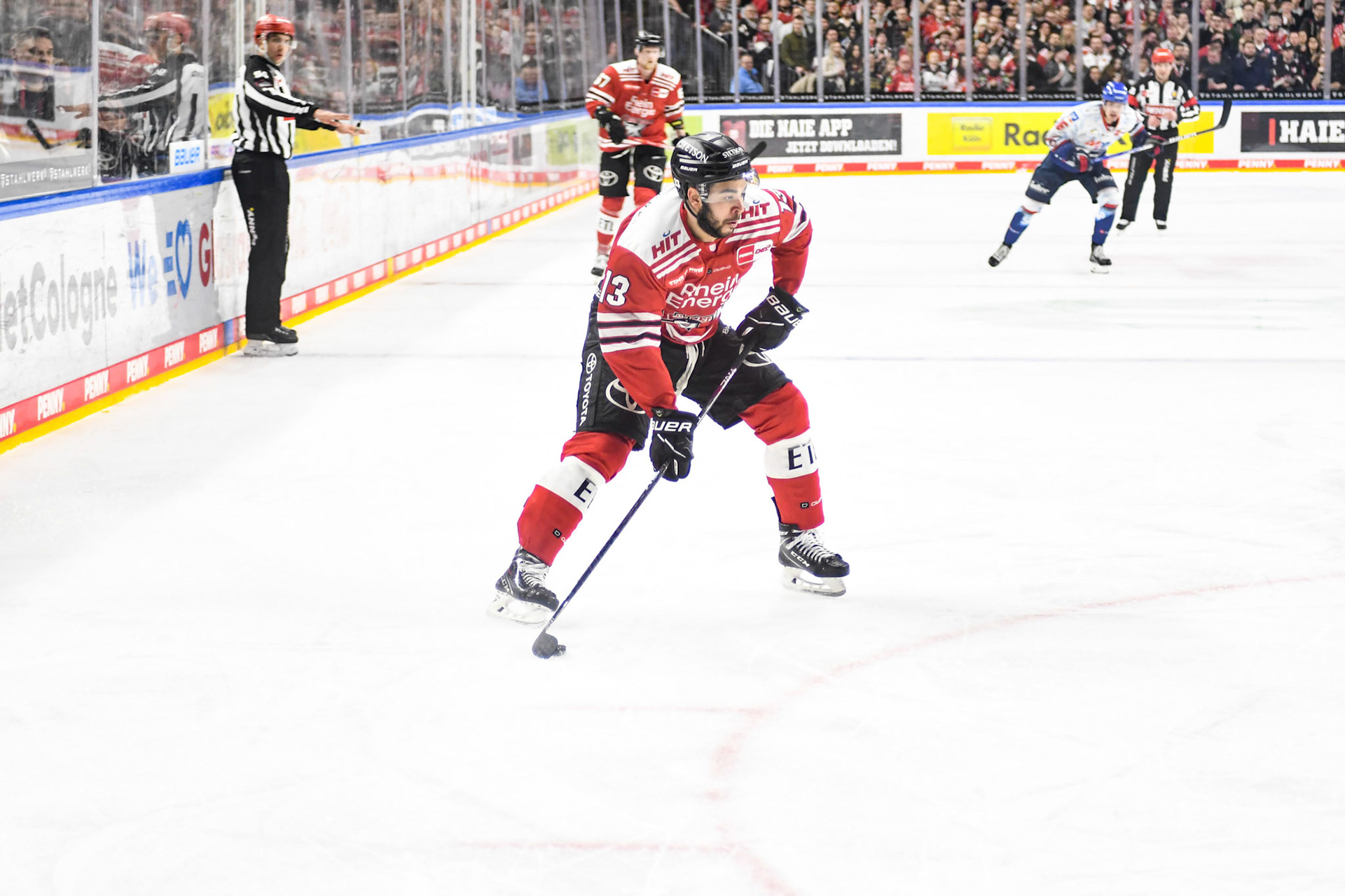Nicholas Baptiste; DEL Kölner Haie - Adler Mannheim, 17.03.2023