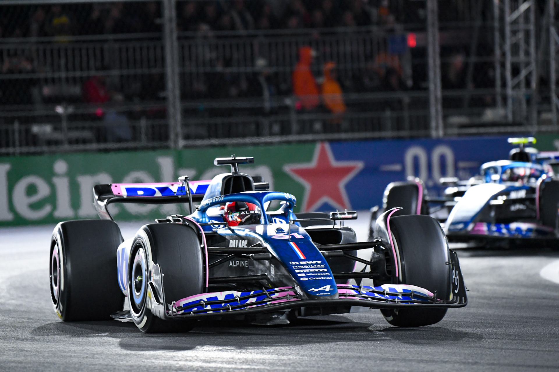 Esteban Ocon (FRA) Alpine F1 Team; Formel 1 GP USA Las Vegas. Sonntag 19.11.2023
