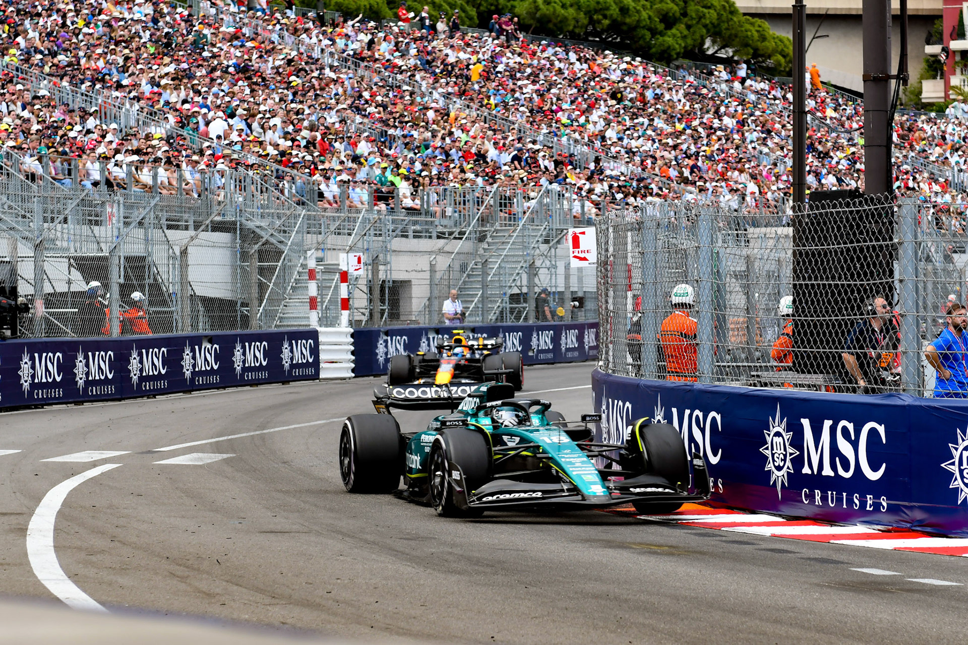 Lance Stroll (CAN) Aston Martin Formula One Team; Formel 1 GP Monaco. Sonntag 28.05.2023