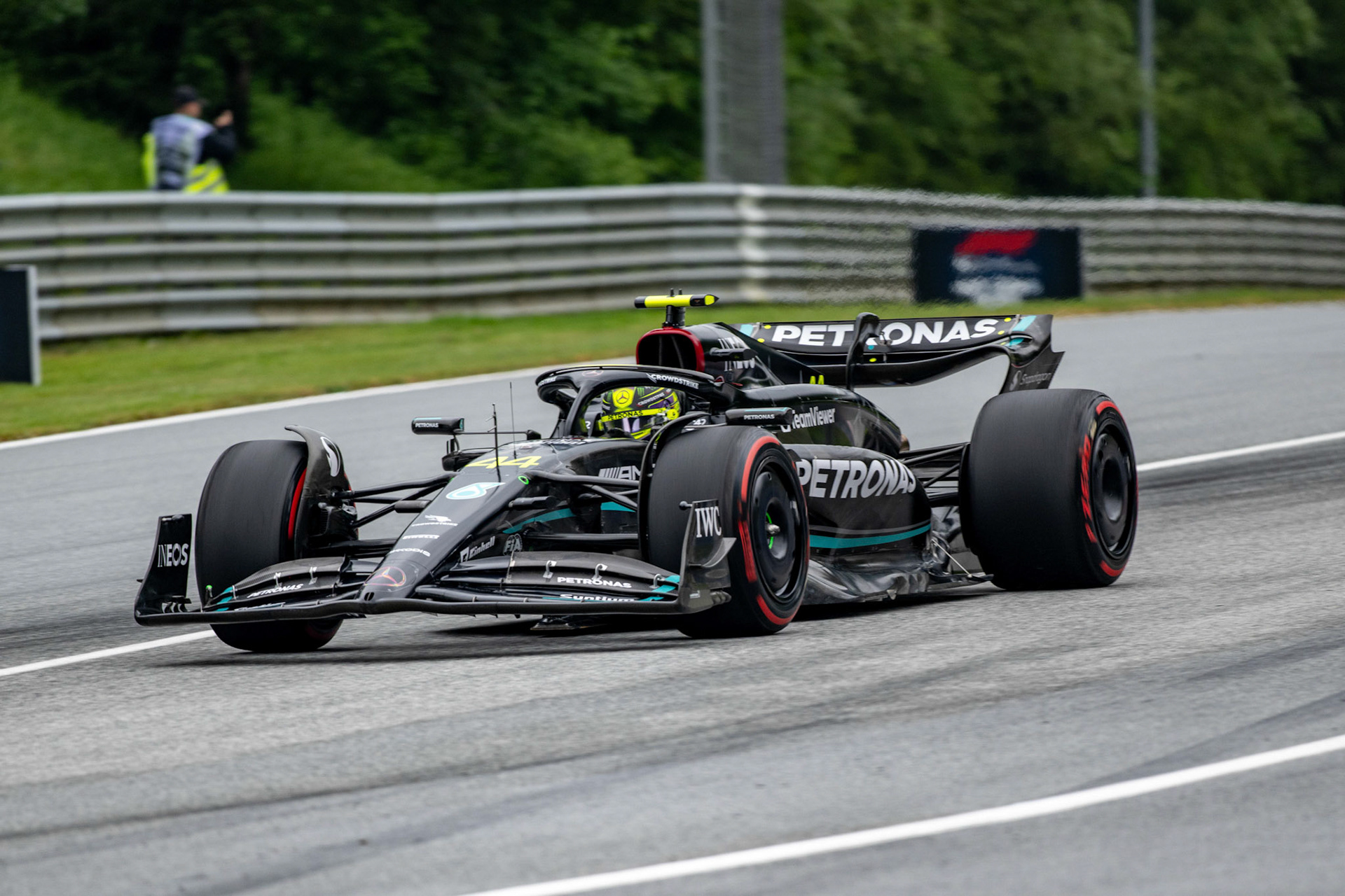 Lewis Hamilton (GBR) Mercedes AMG F1 Team; Formel 1 GP Austria / Österreich. Samstag, 01.07.2023