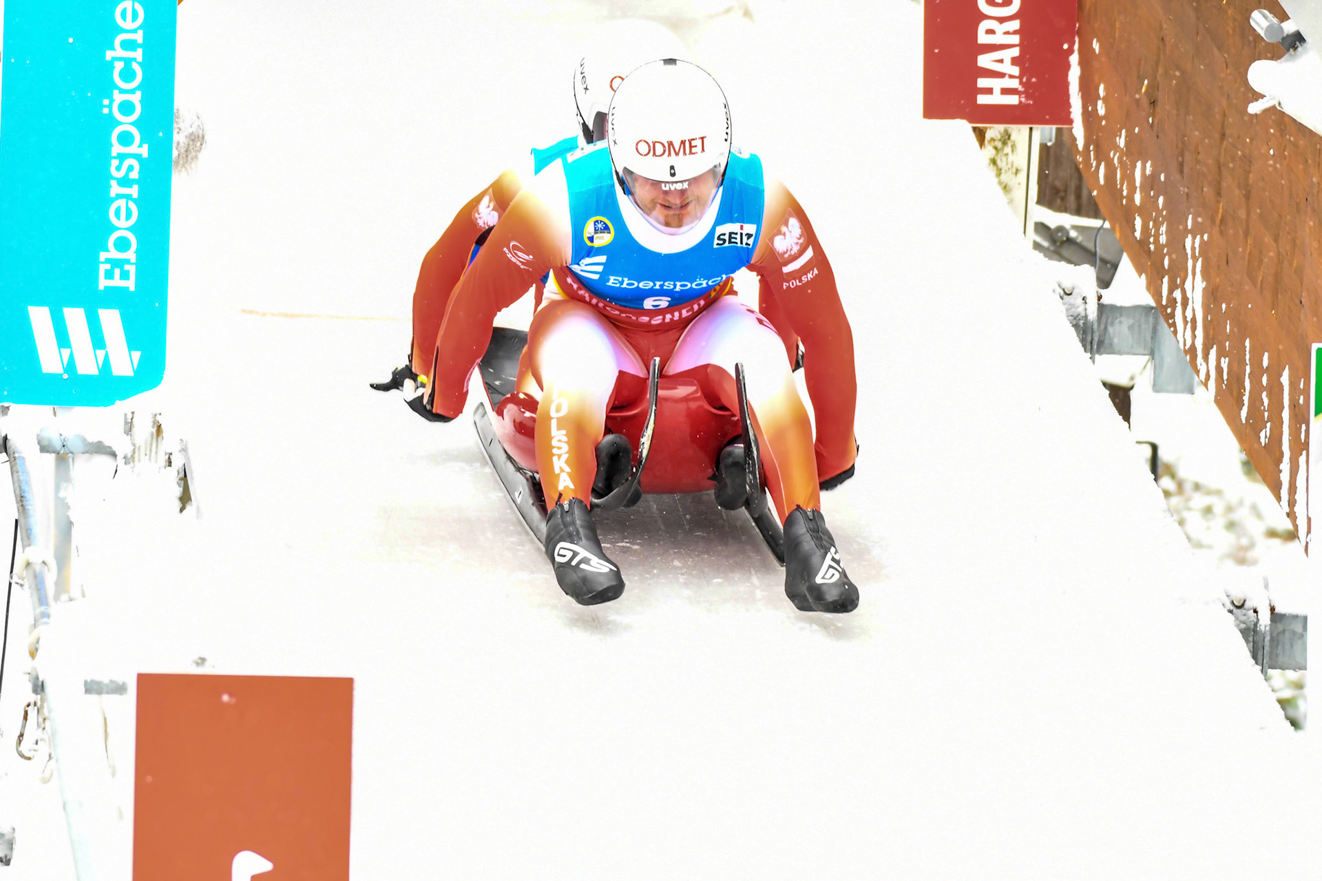 Wojciech Jerzy Chmielewski, Jakub Kowalewski, POL; Eberspächer Luge World Cup; Veltins Eisarena Winterberg 25.02.2023