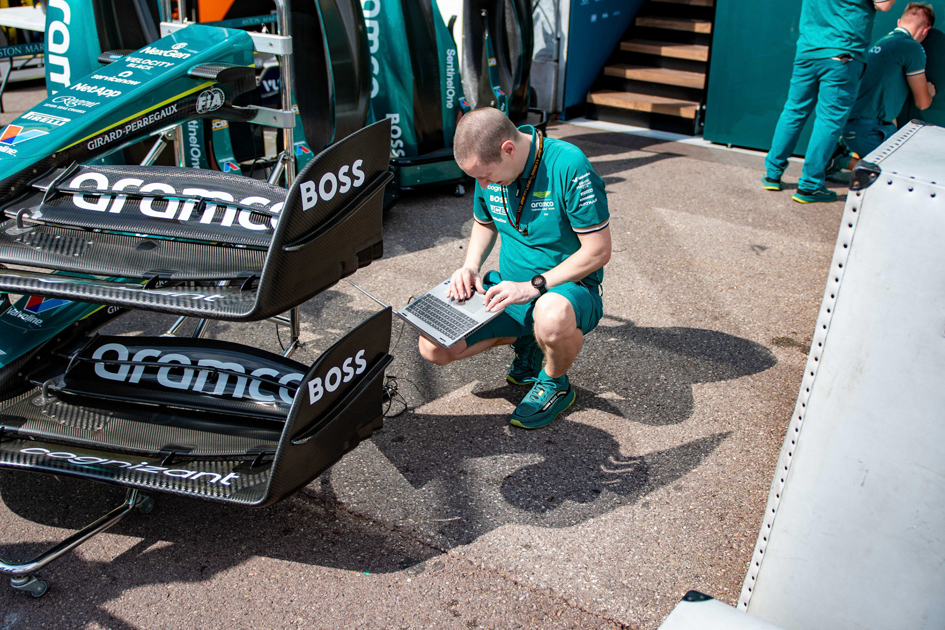 Aston Martin Aramco F1 Team; Formel1 GP Monaco Donnerstag, 23.05.2024