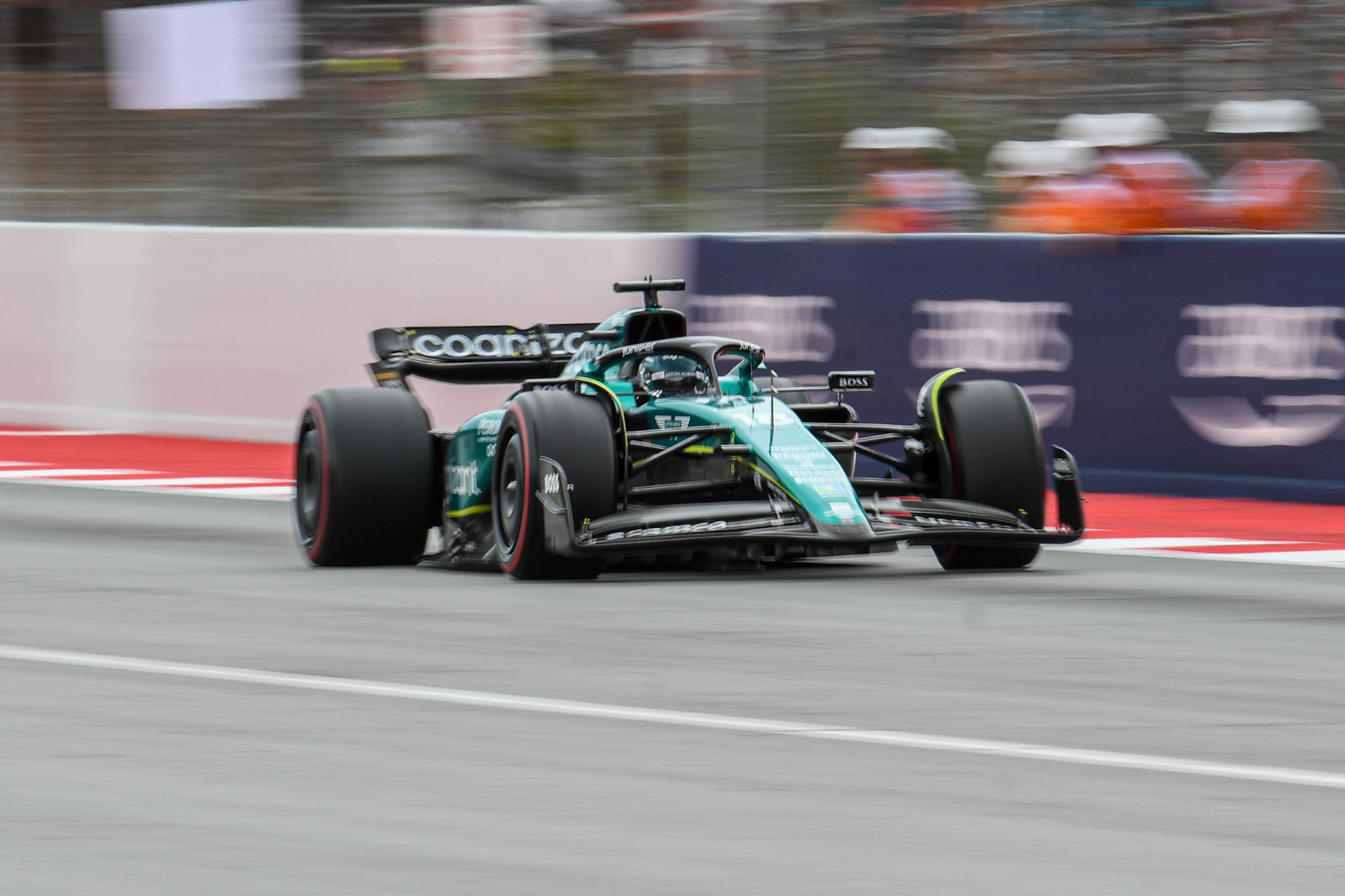 Lance Stroll (CAN) Aston Martin Formula One Team; Formel 1 GP Barcelona. Sonntag 04.06.2023