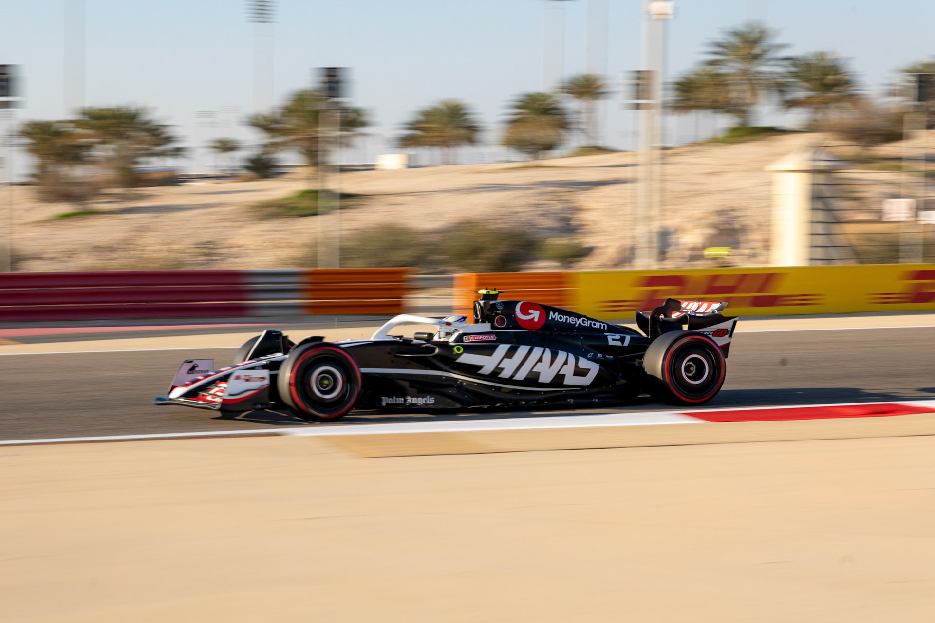 Nico Hülkenberg #27, MoneyGram Haas F1 Team; Formel 1 GP Bahrain. Samstag 02.03.2024