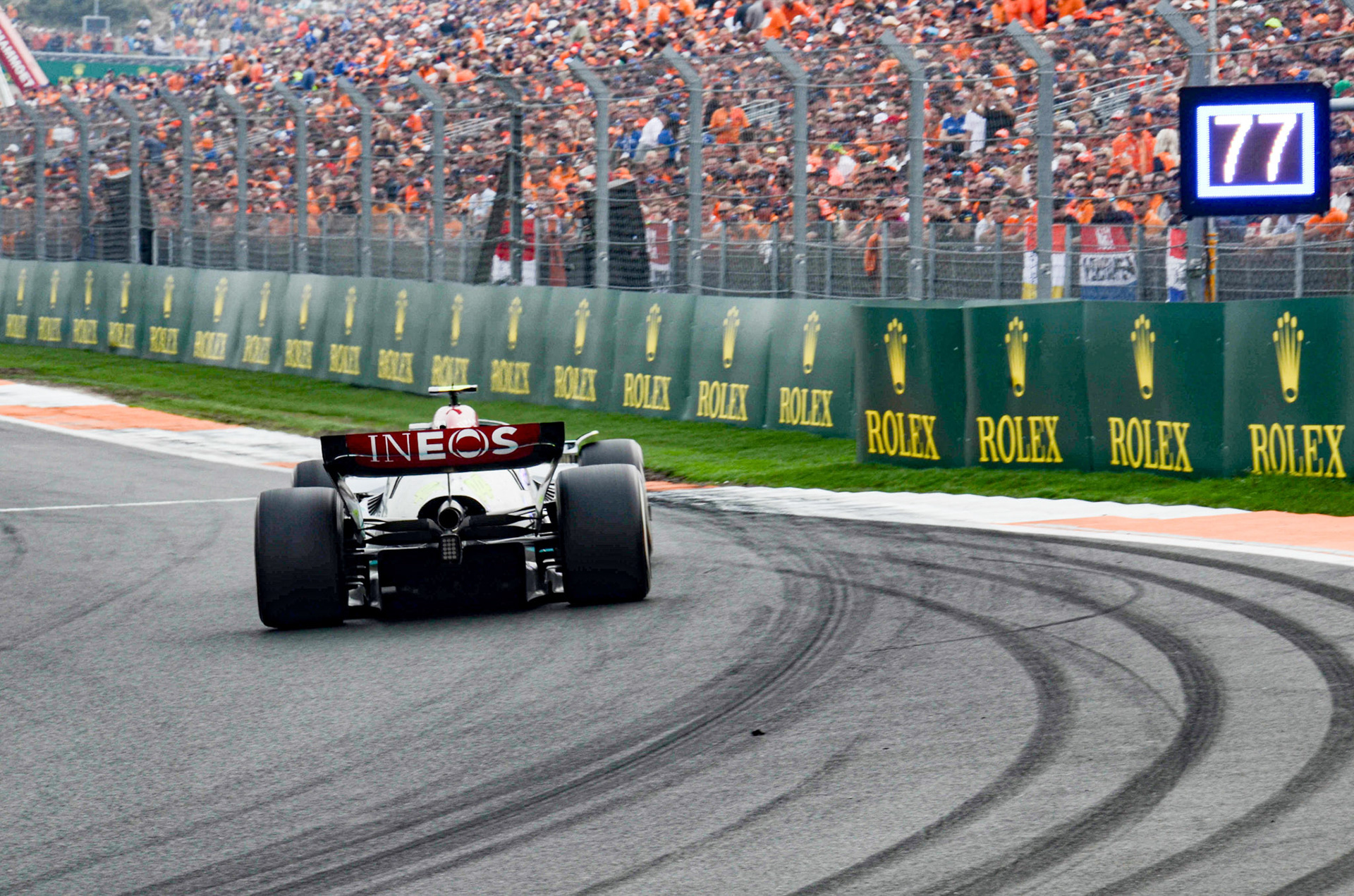 Lewis Hamilton (GBR) Merceds AMG Petronas Formel 1 GP Holland Zandvoort, Sonntag, 04.09.2022