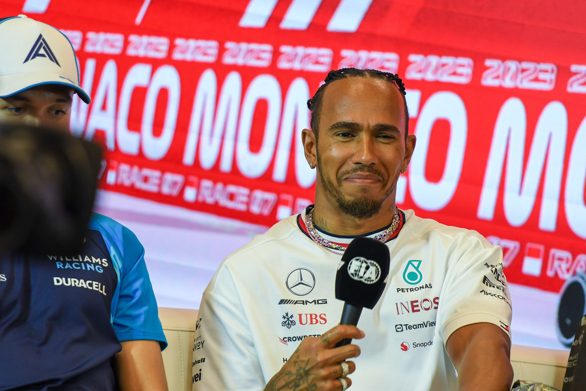 Lewis Hamilton (GBR) Mercedes AMG F1 Team; Formel 1 GP Monaco. Donnerstag 25.05.2023