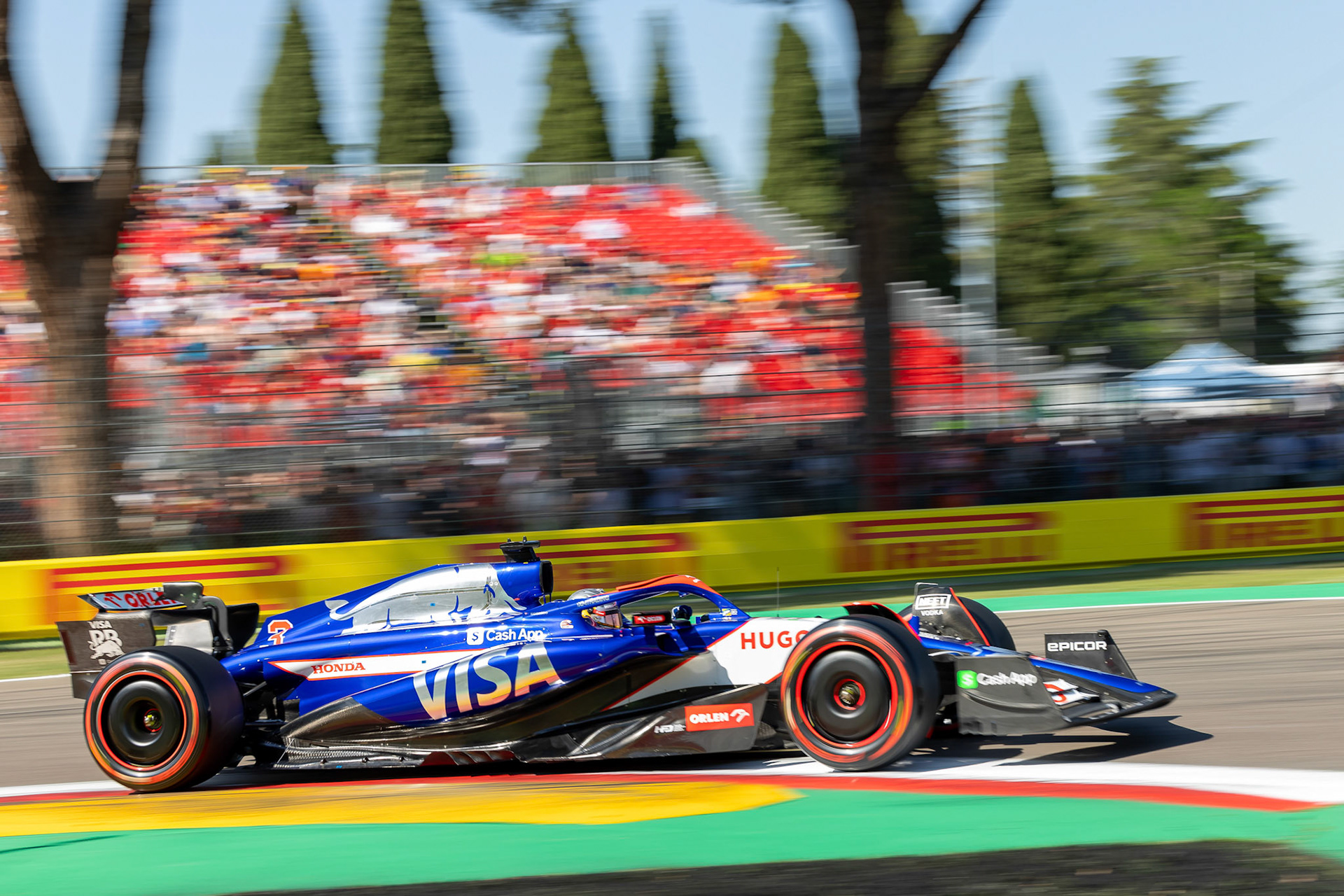 Daniel Ricciardo, #3, Visa Cash App RB Formula One Team; F1 GP Imola / Italien Samstag, 18.05.2024