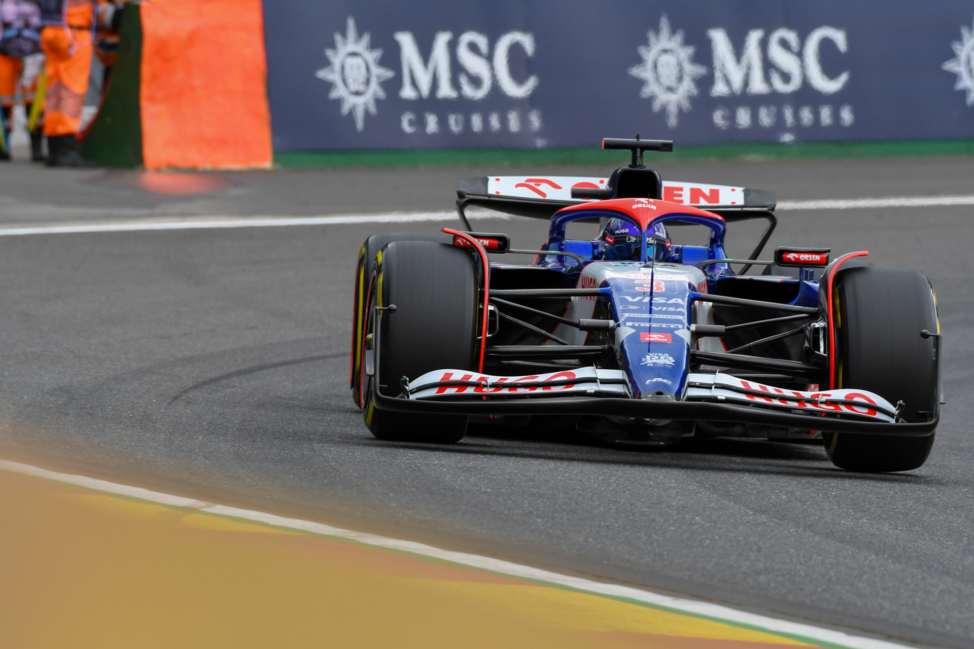 Daniel Ricciardo, #3, Visa Cash App RB Formula One Team;Formel 1 GP Spa / Belgien. Freitag, 26.07.2024