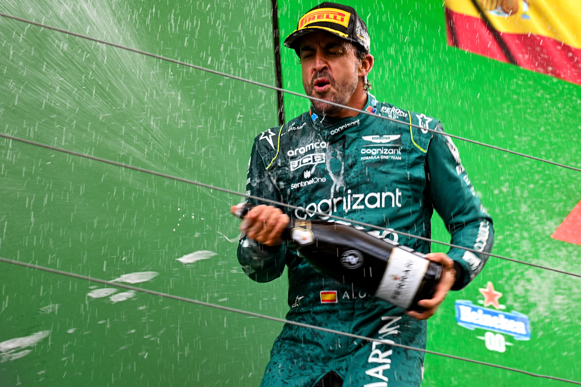 Fernando Alonso (ESP) Aston Martin Formula One Team; Formel 1 GP Holland / Zandvoort. Sonntag, 27.08.2023