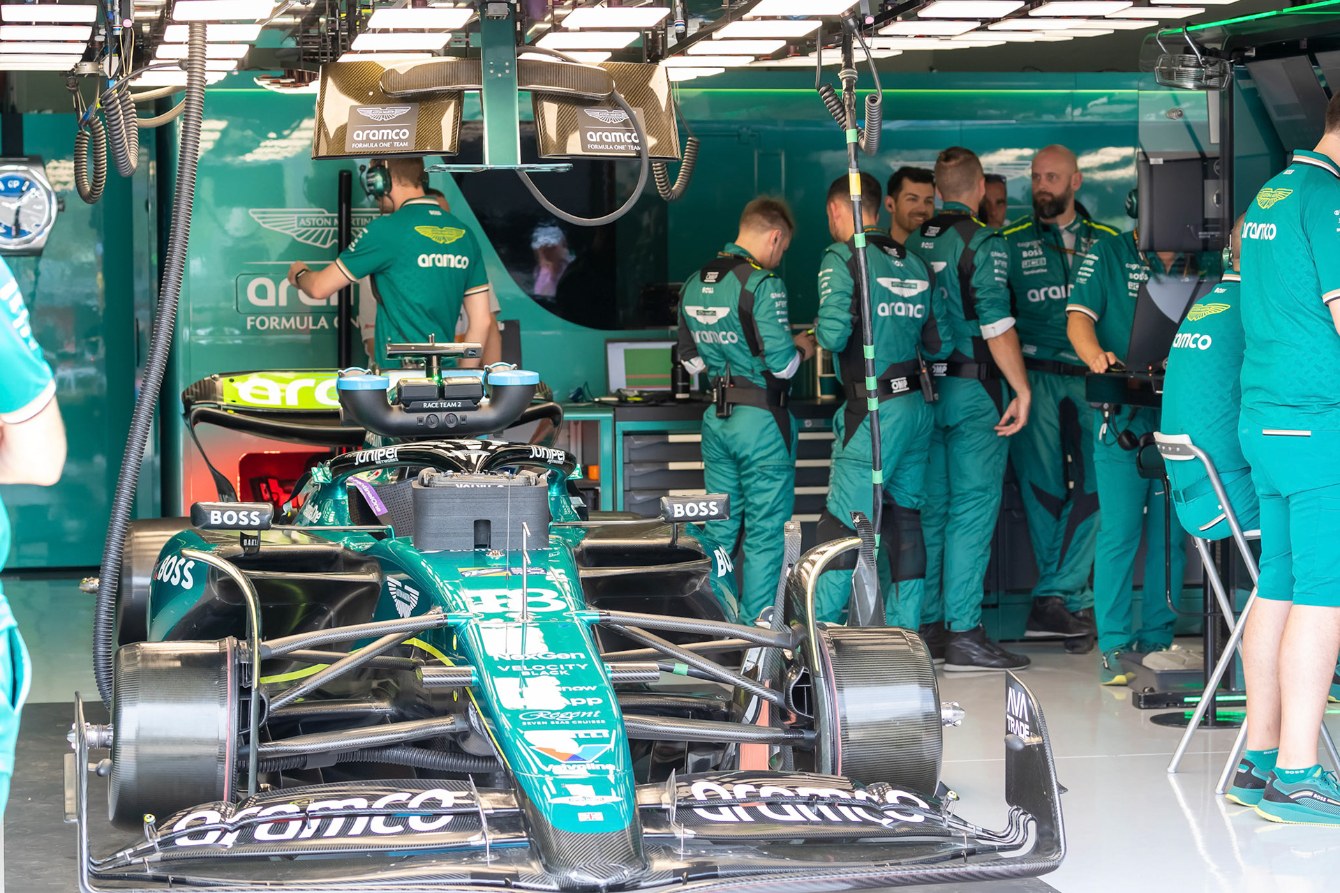 Lance Stroll #18, Aston Martin Aramco F1 Team; F1 GP Imola / Italien Sonntag, 19.05.2024