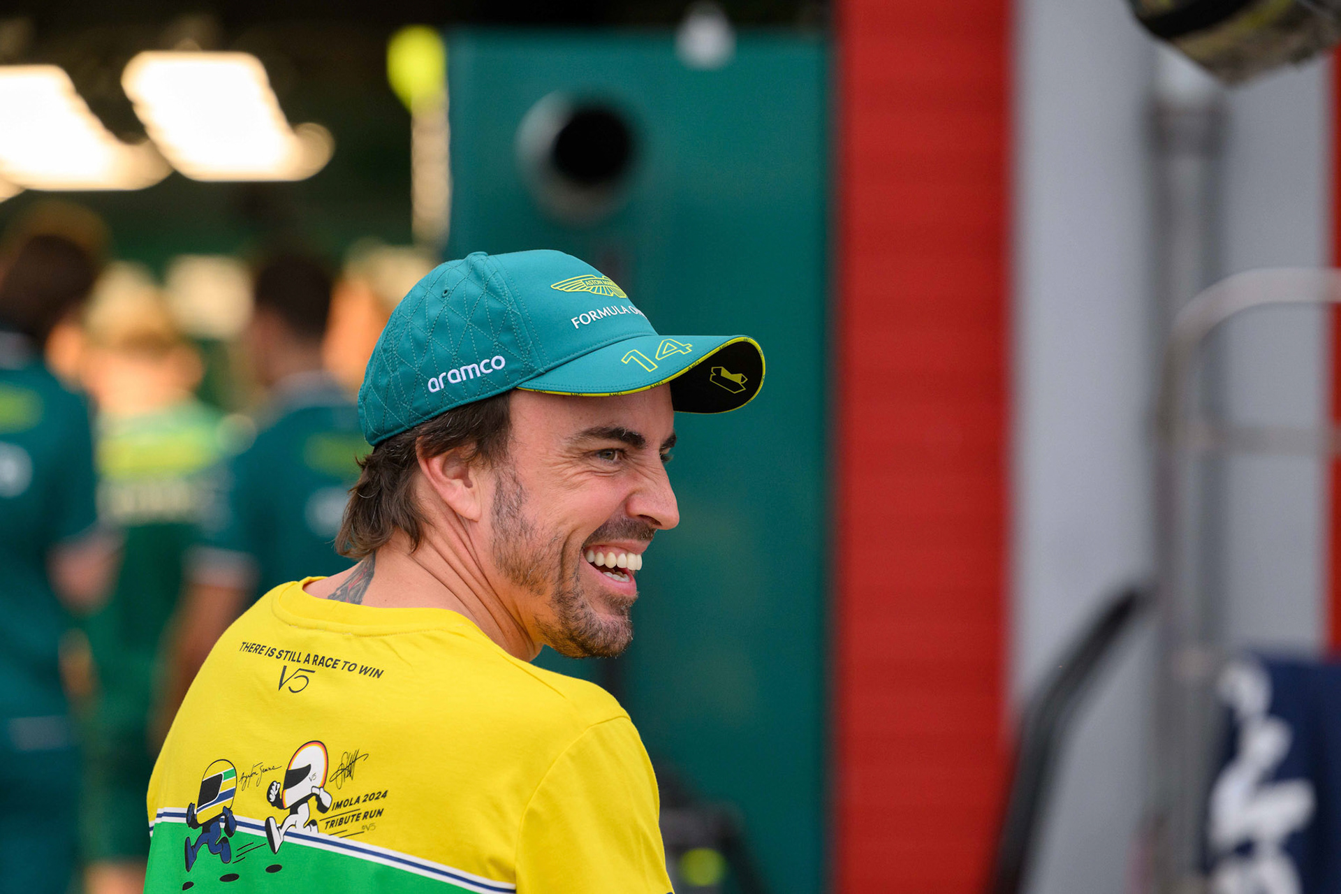 Fernando Alonso #14, Aston Martin Aramco F1 Team; F1 GP Imola / Italien Donnerstag, 16.05.2024