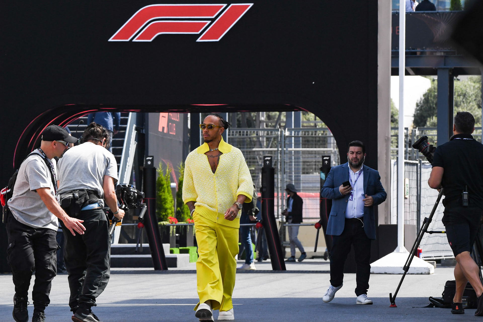 Lewis Hamilton (GBR) Mercedes AMG F1 Team; Formel 1 GP Baku Azerbaijan. Samstag 29.04.2023