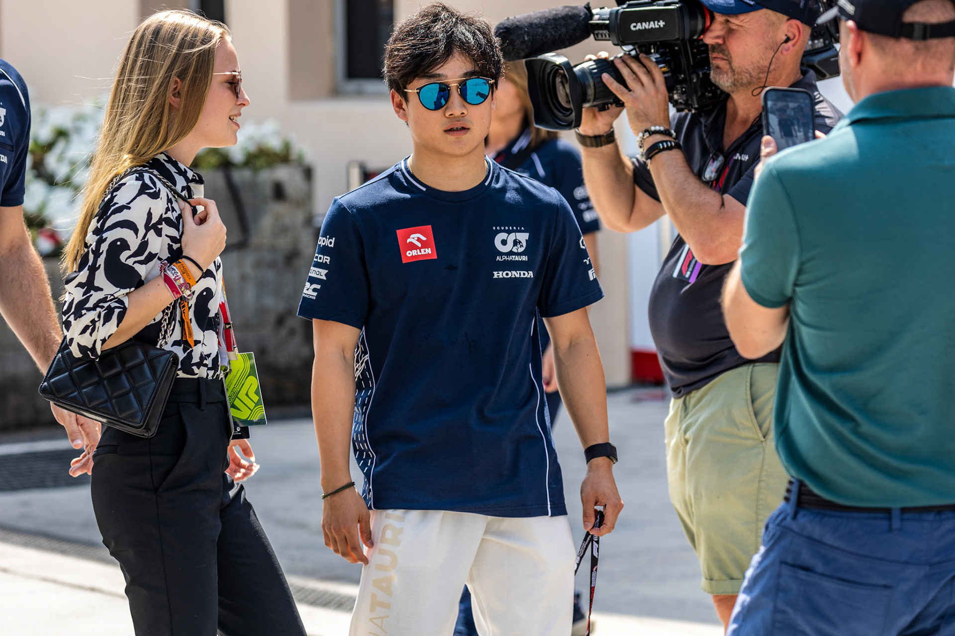Yuki Tsunoda (JPN) Scuderia Alpha Tauri; Formel 1 GP Bahrain. Samstag 04.03.2023
