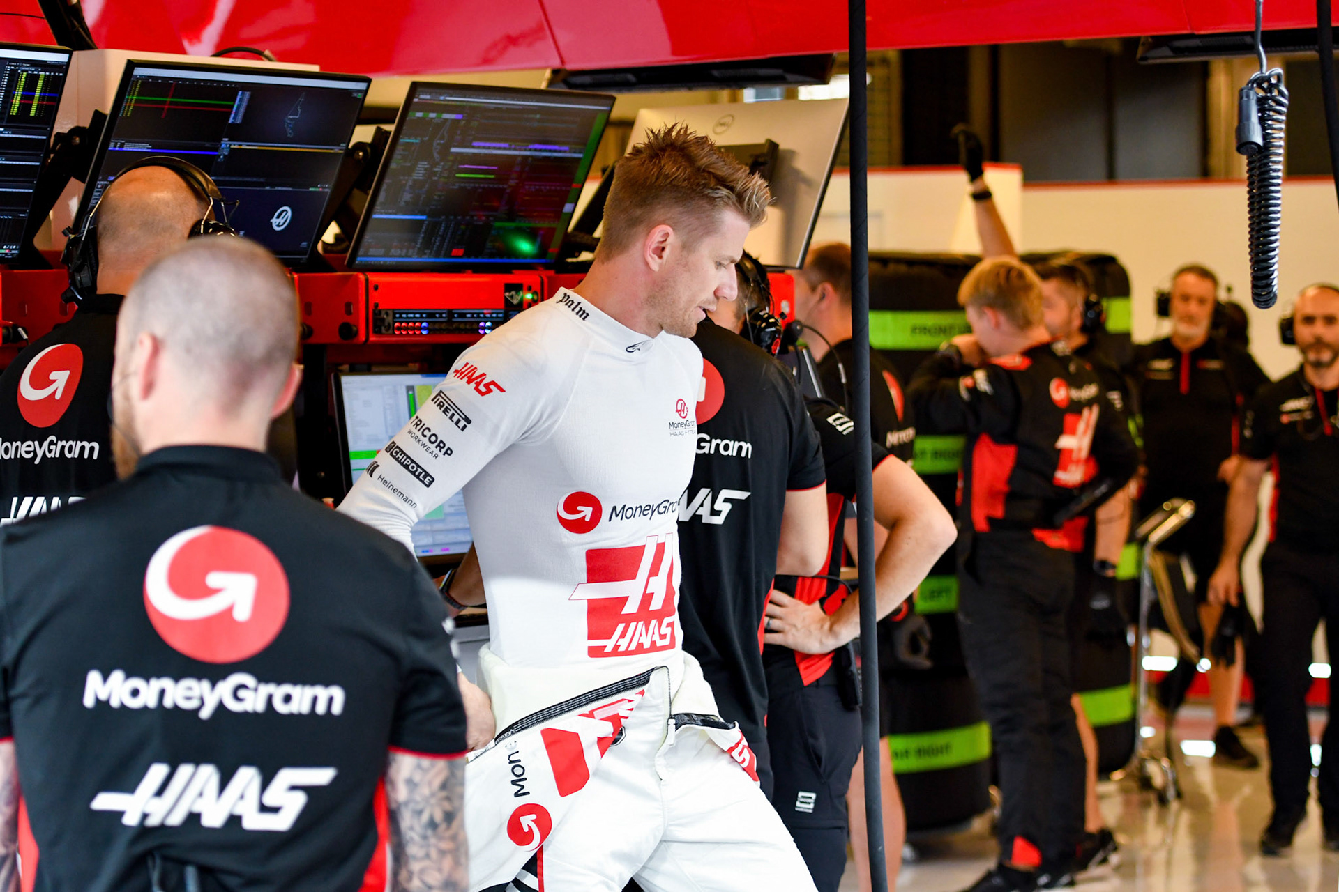 Nico Hülkenberg (GER) Haas F1 Team; Formel 1 GP Abu Dhabi. Freitag 24.11.2023