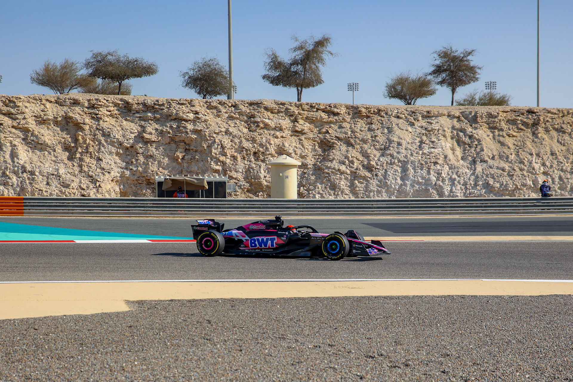Esteban Ocon #31, BWT Alpine F1 Team; Formel 1 GP Bahrain. Donnerstag 29.02.2024