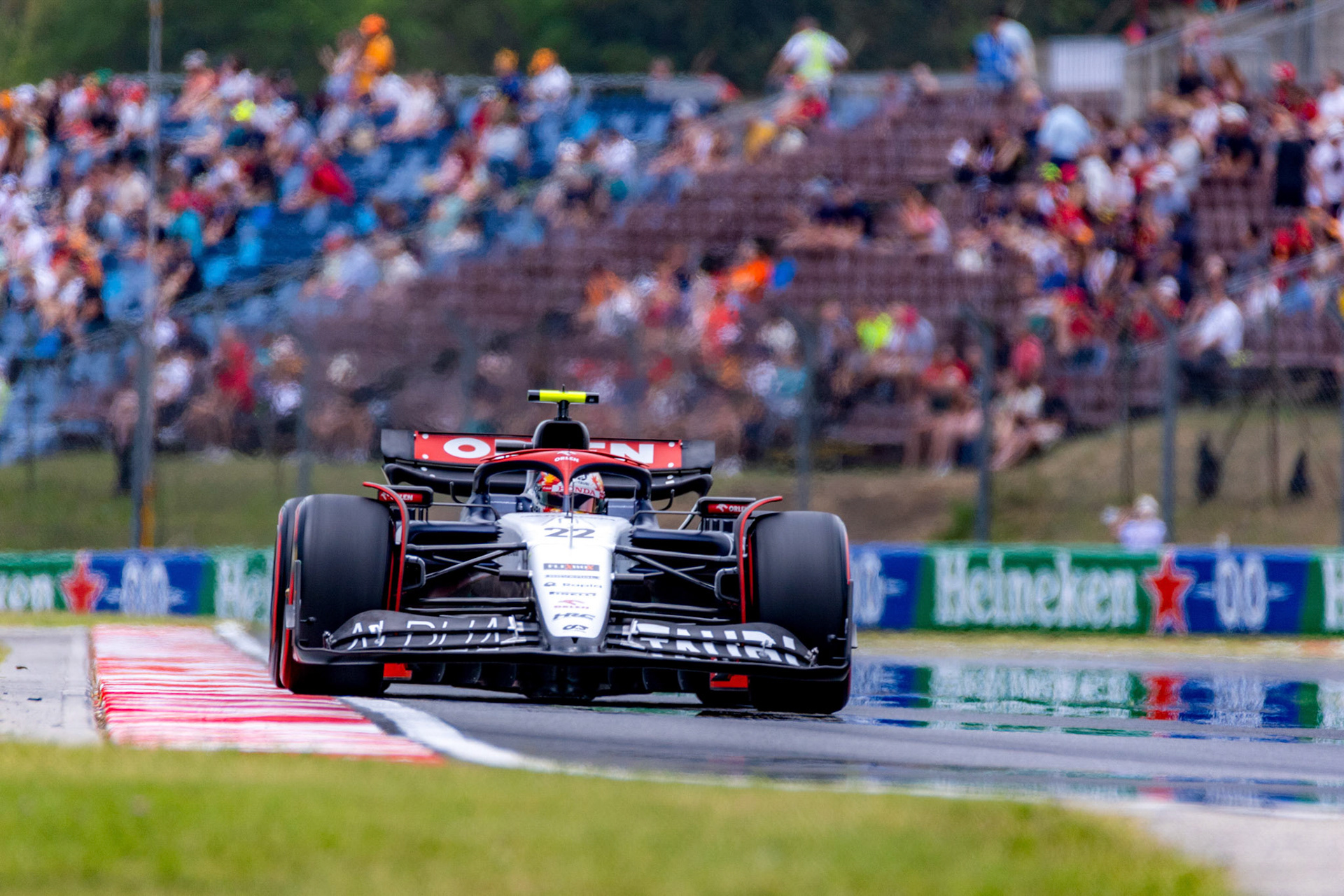 Yuki Tsunoda (JPN) Scuderia Alpha Tauri;Formel 1 GP Budapest / Ungarn. Feitag, 21.07.2023