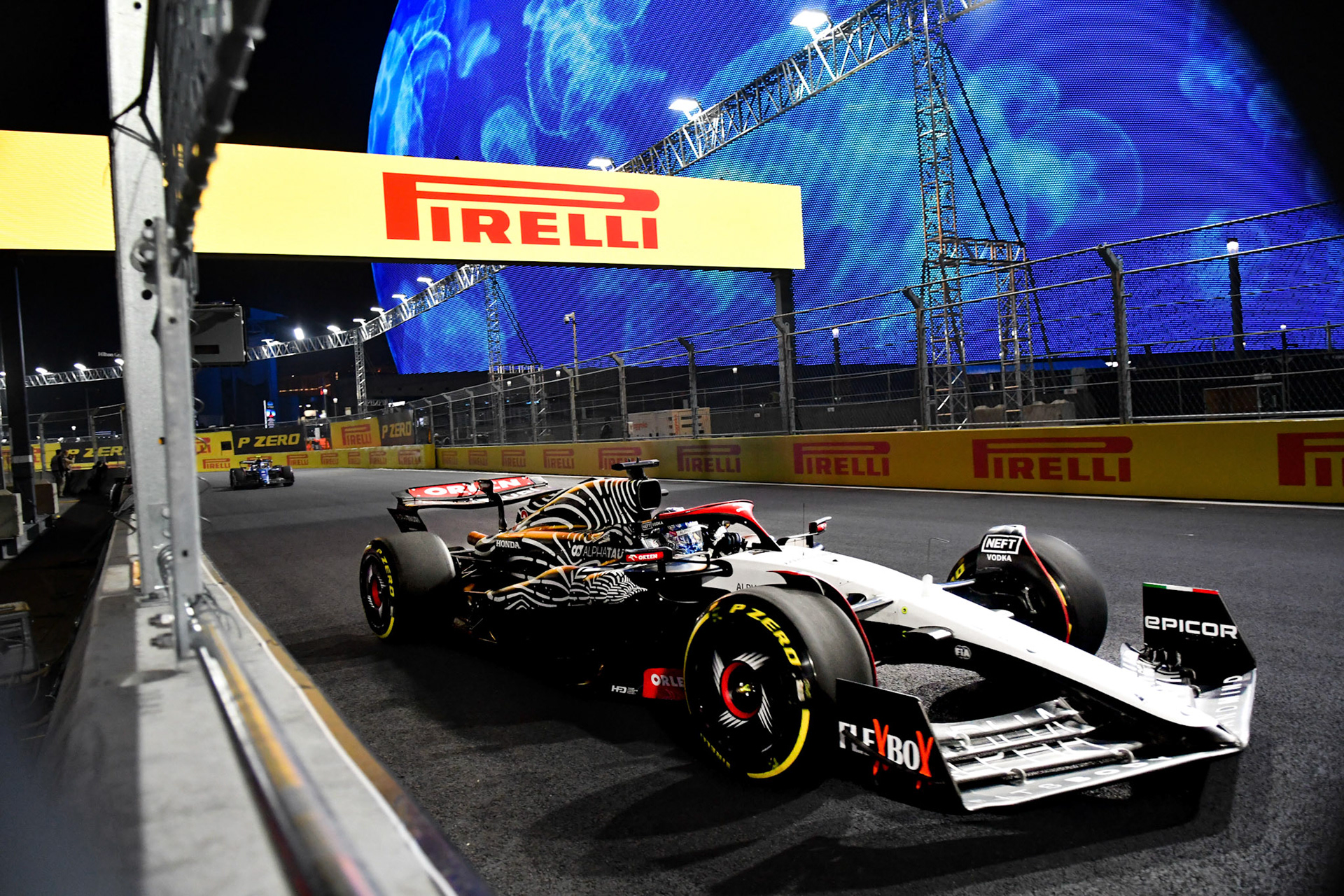 Yuki Tsunoda (JPN) Scuderia Alpha Tauri;Formel 1 GP USA Las Vegas. Samstag 18.11.2023
