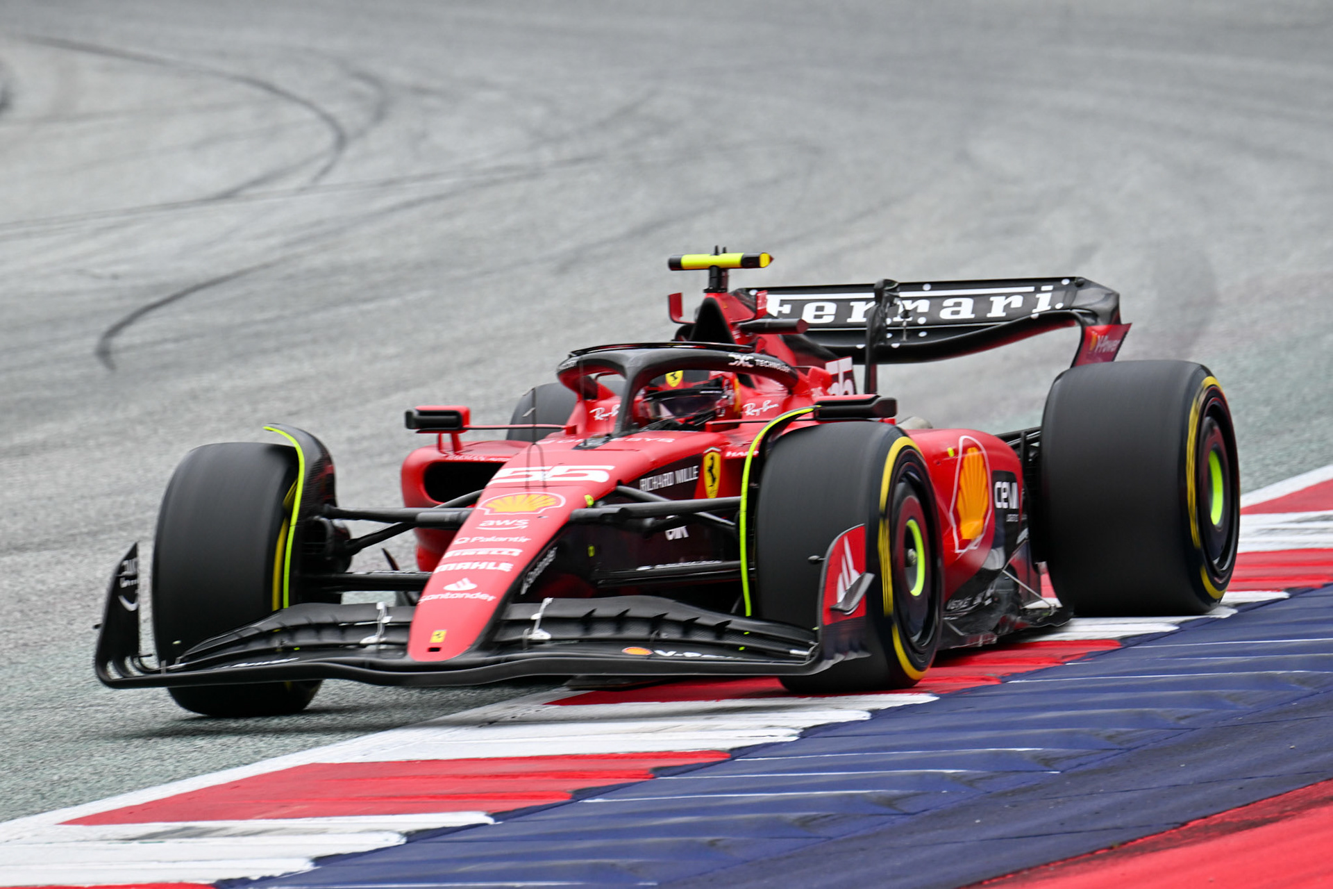 Carlos Sainz (ESP) Scuderia Ferrari; Formel 1 GP Austria / Österreich. Samstag, 01.07.2023