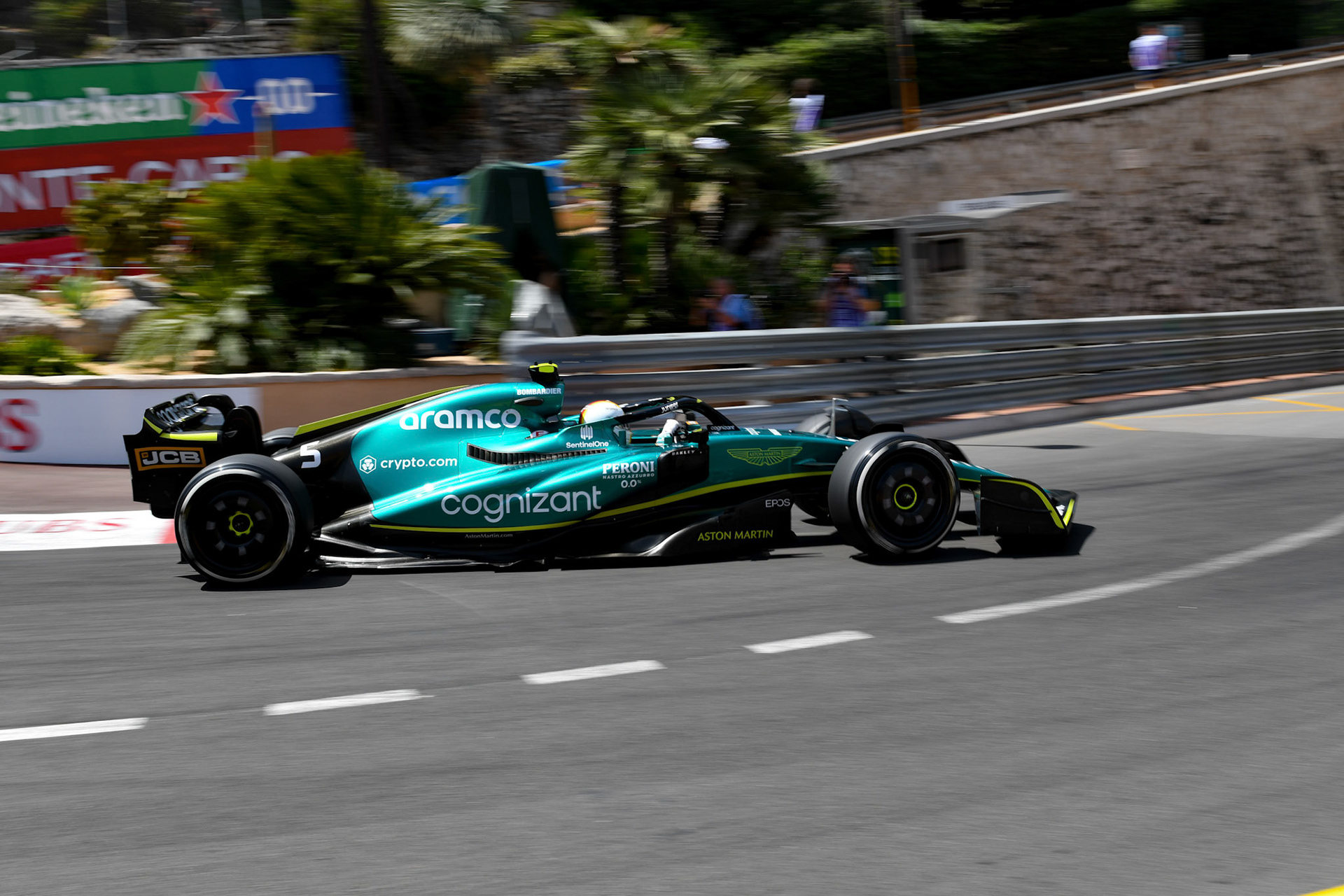 Sebastian Vettel (Ger) Aston Martin Cognizant Formula One Team; Formel 1 Monaco am 27.05.2022