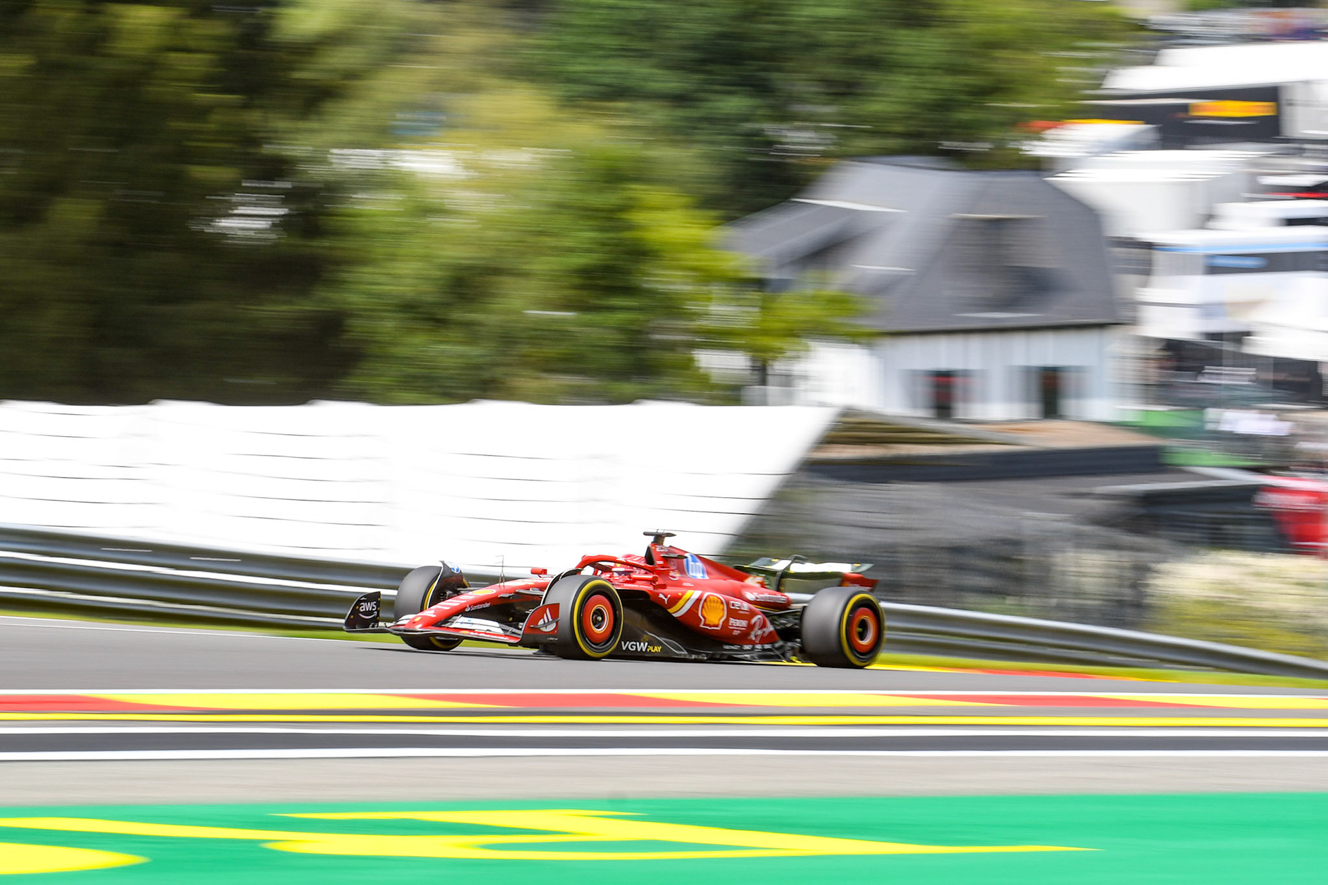 Charles Leclerc #16, Scuderia Ferrari;Formel 1 GP Spa / Belgien. Freitag, 26.07.2024