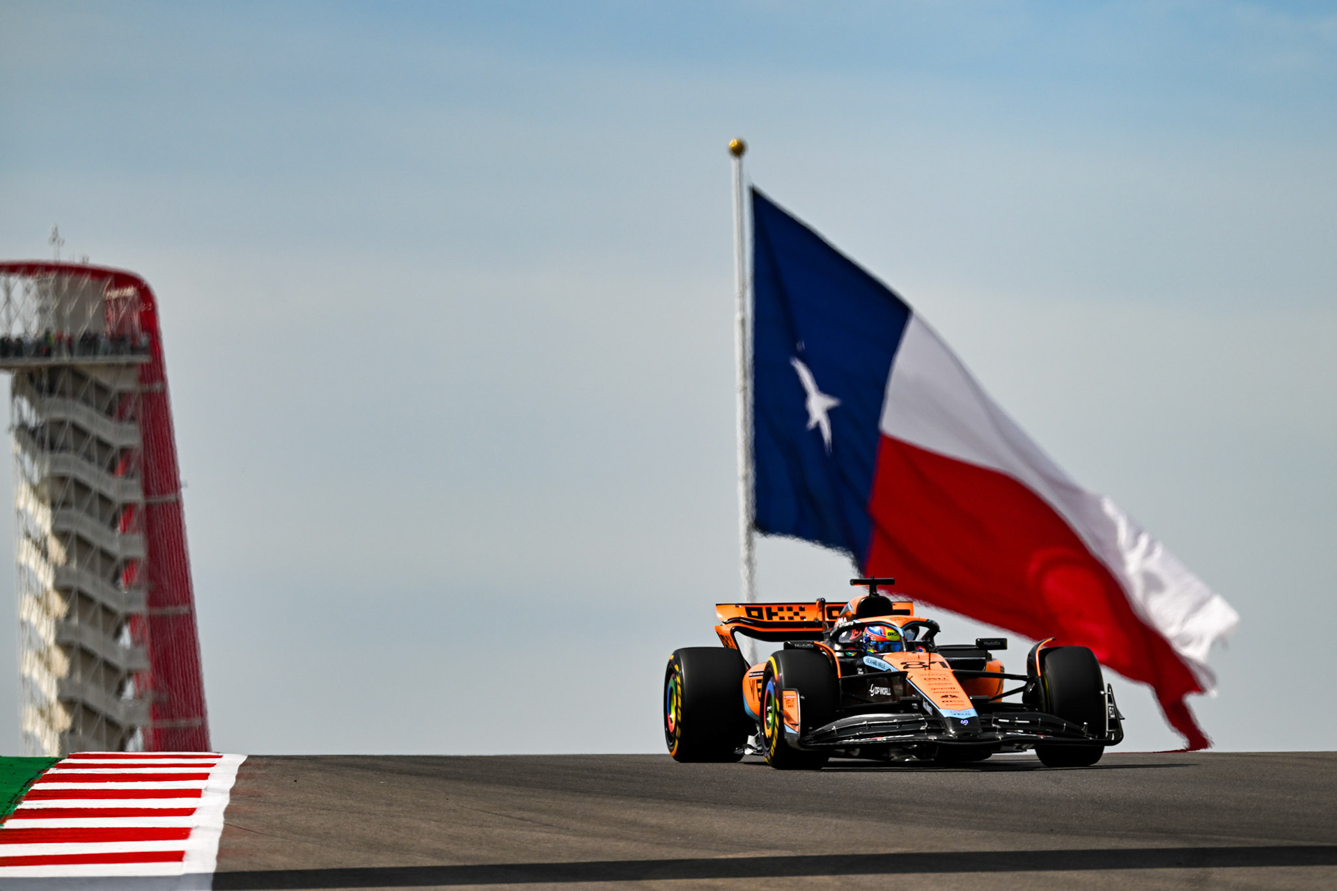 Oscar Piastri (AUS) McLaren F1; Formel 1 GP USA Austin Texas. Samstag 21.10.2023
