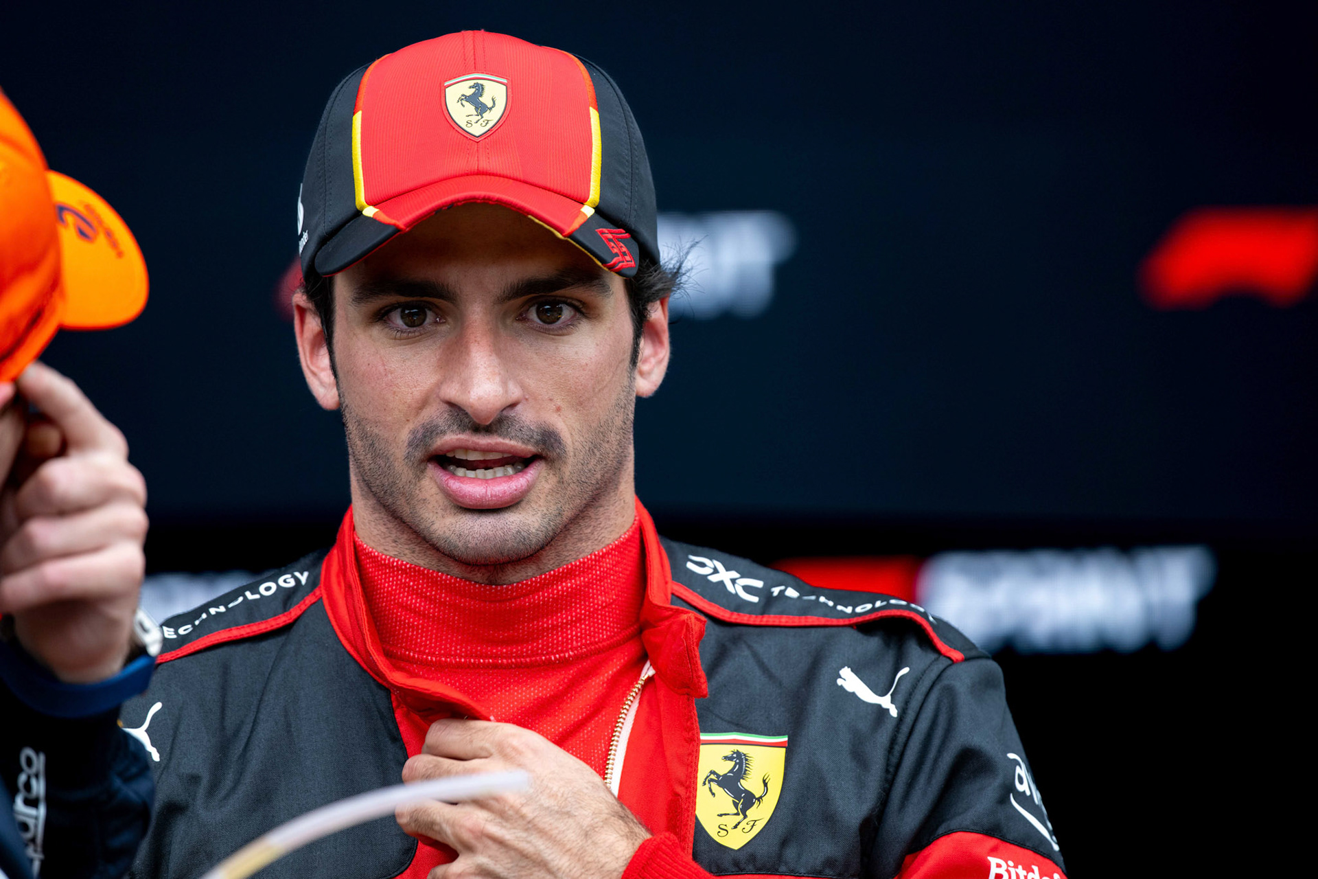 Carlos Sainz (ESP) Scuderia Ferrari; Formel 1 GP Austria / Österreich. Samstag, 01.07.2023