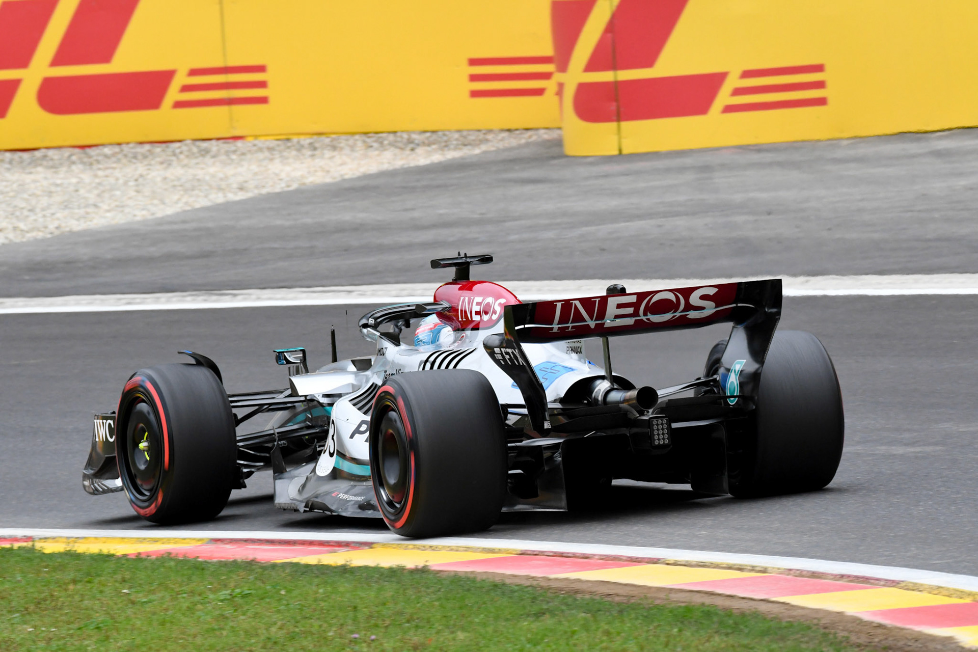 George Russell (GBR) Merceds AMG Petronas F1 Team; Formel 1 GP Belgien. Samstag, 27.08.2022