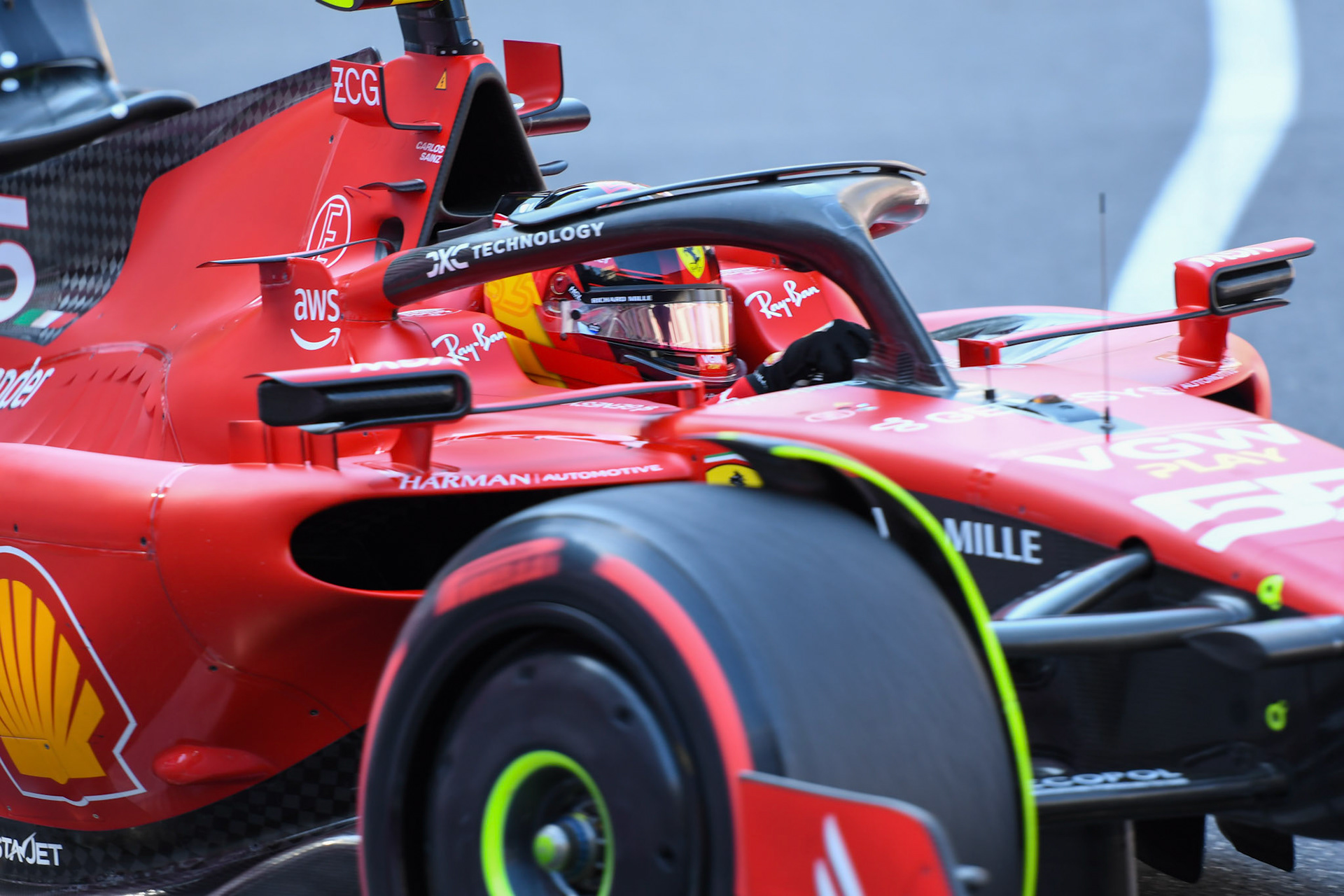 Carlos Sainz (ESP) Scuderia Ferrari; Formel 1 GP Monaco. Samstag 27.05.2023