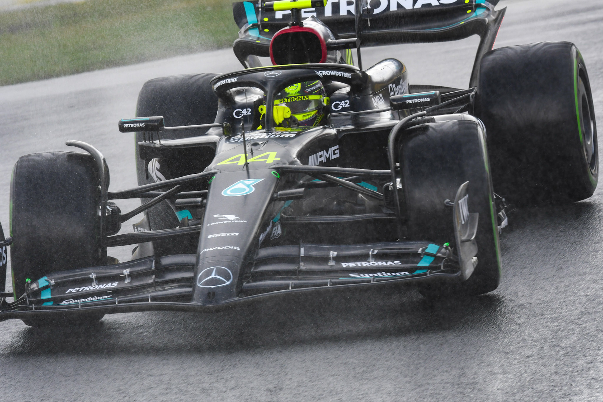 Lewis Hamilton (GBR) Mercedes AMG F1 Team; Formel 1 GP Holland / Zandvoort. Samstag, 26.08.2023