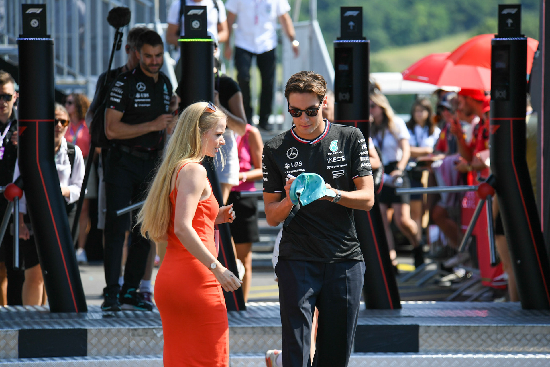 George Russell #63, Mercedes-AMG Petronas F1 Team;Formel 1 Budapest / Ungarn, 20.07.2024