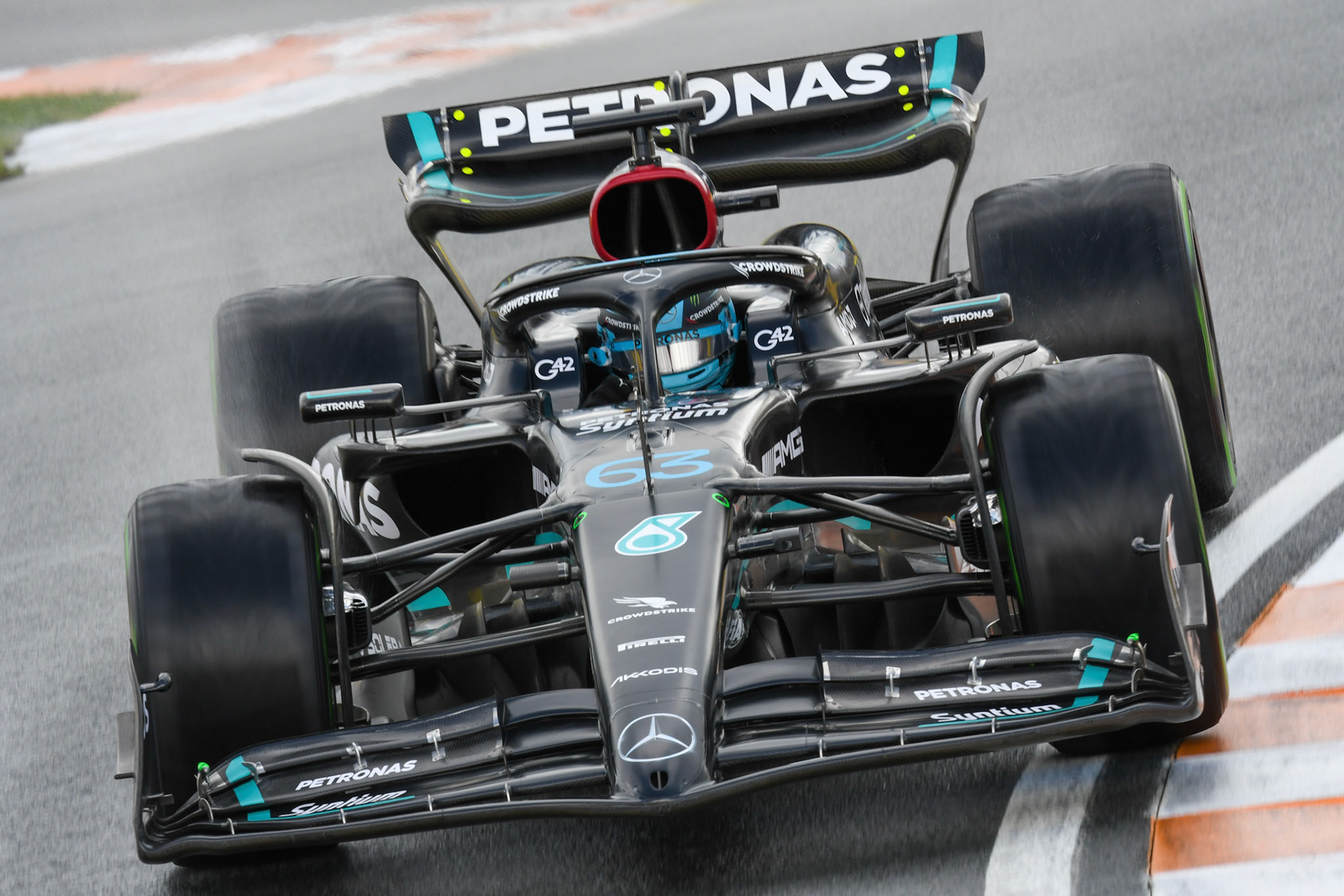 George Russell (GBR) Mercedes AMG F1 Team; Formel 1 GP Holland / Zandvoort. Samstag, 26.08.2023