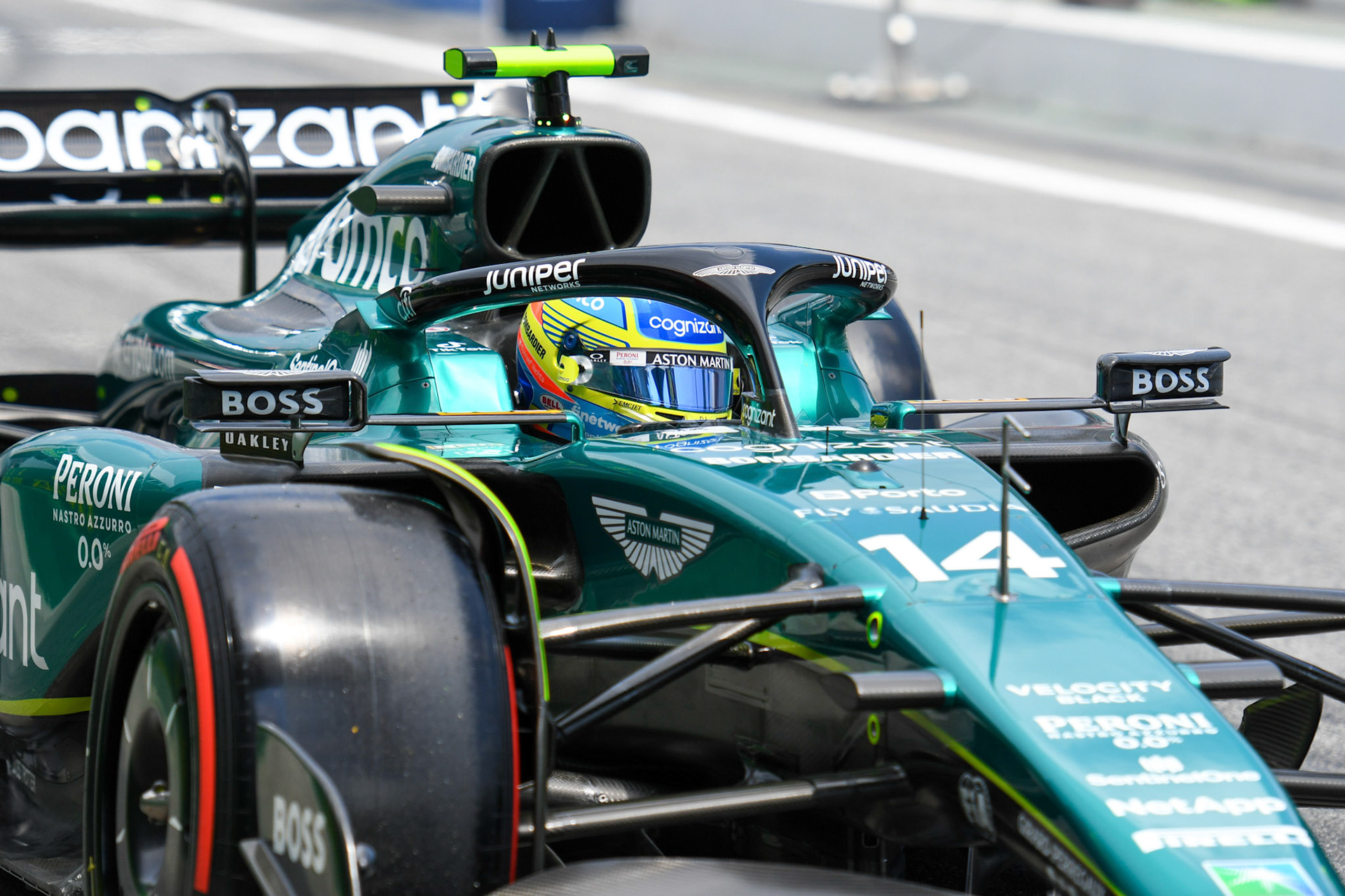 Fernando Alonso (ESP) Aston Martin Formula One Team; Formel 1 GP Barcelona. Freitag 02.06.2023