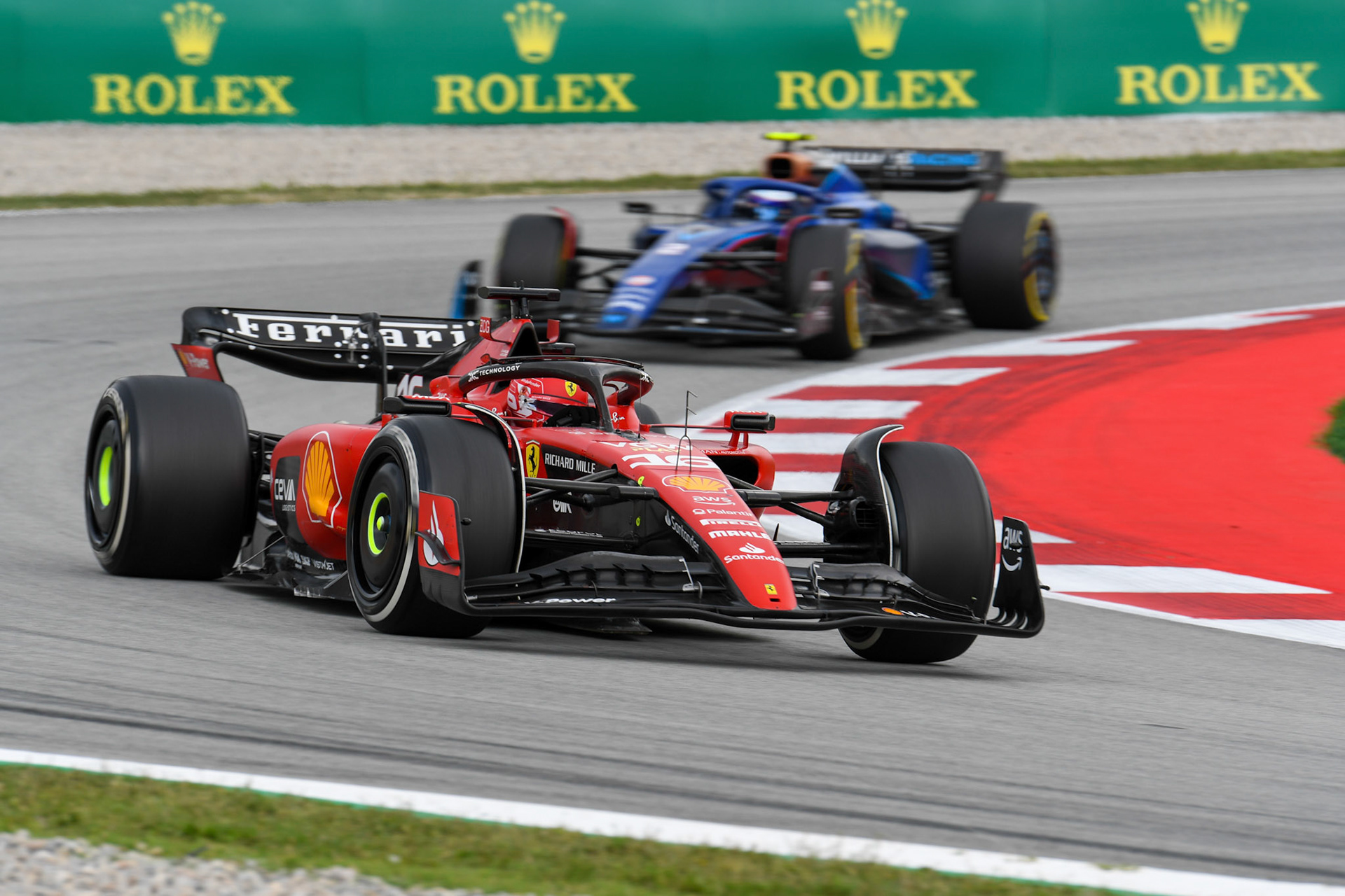 Charles Leclerc (MCO) Scuderia Ferrari;Formel 1 GP Barcelona. Sonntag 04.06.2023