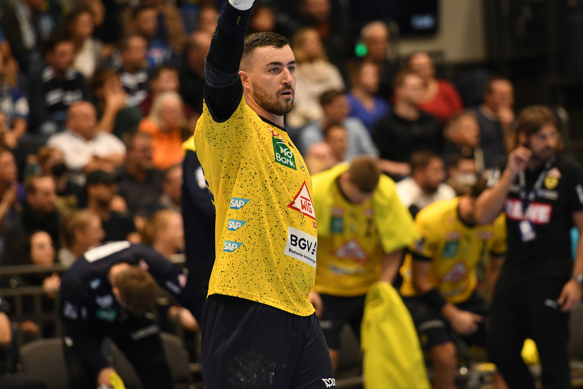 Jannik Kohlbacher #80; Handball Bundesliga; BHC 06 - Rhein Neckar Loewen 29.09.2022